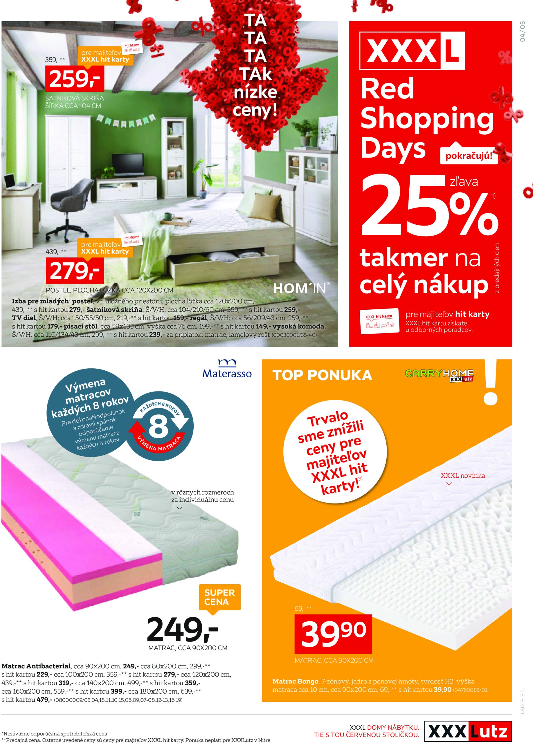 xxxlutz - XXXLutz - Red Shopping Days leták platný od 12.05. - 25.05. - page: 5