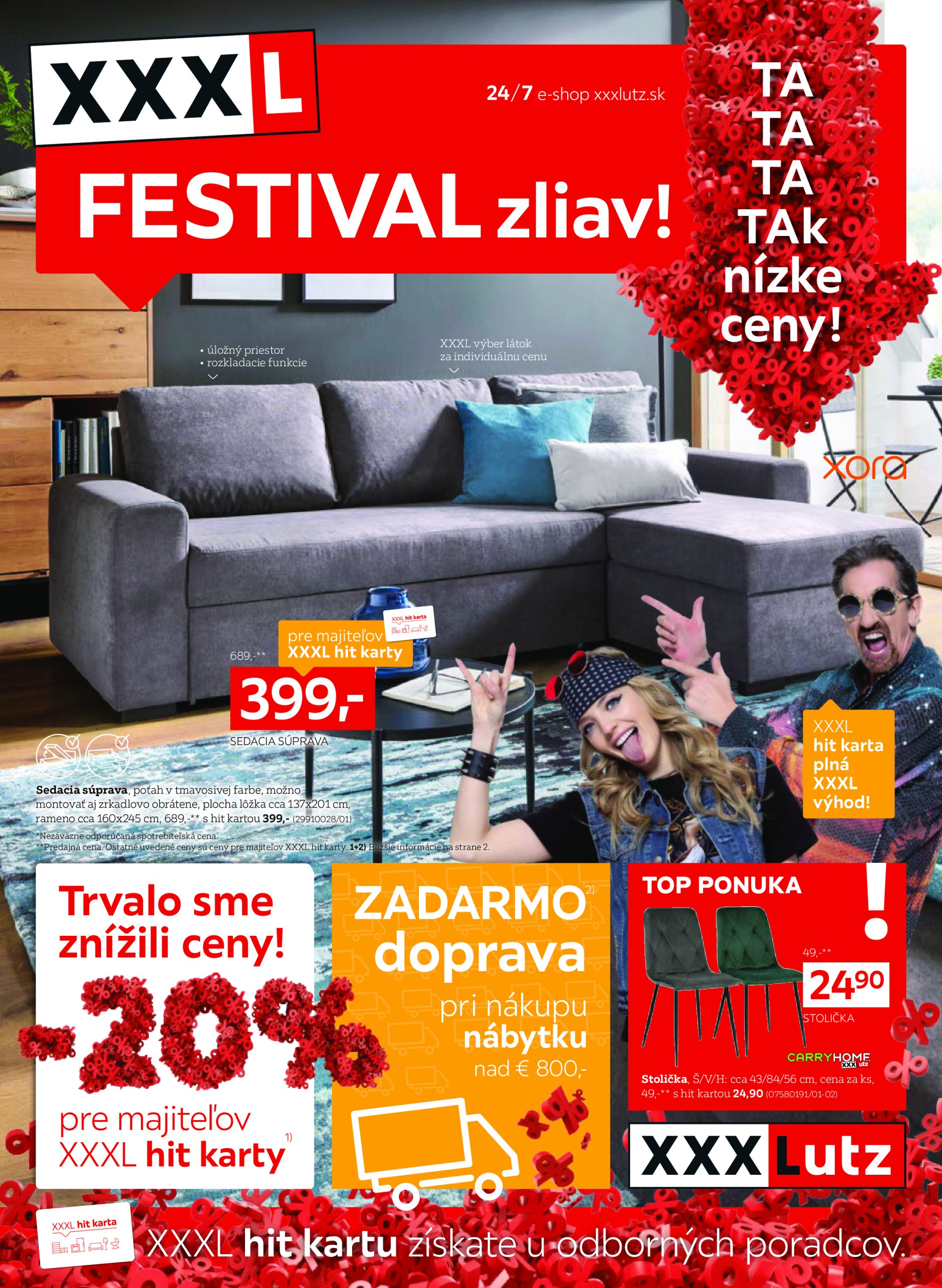 xxxlutz - Leták XXXLutz - Festival zliev platný od 07.07. do 20.07.