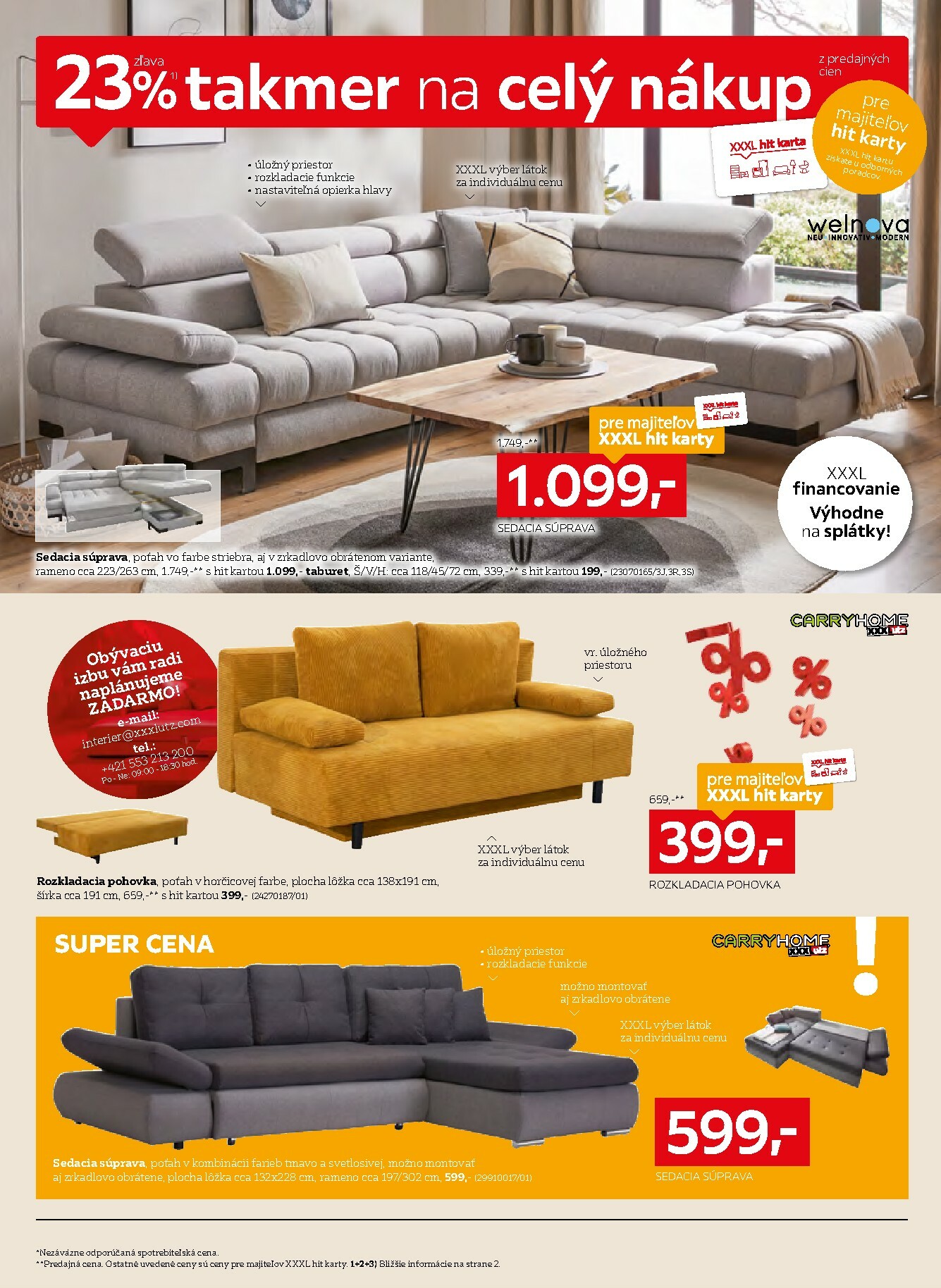 xxxlutz - Leták XXXLutz - Zľava 23 % na takmer celý nakup platný od 03.11. do 16.11. - page: 4