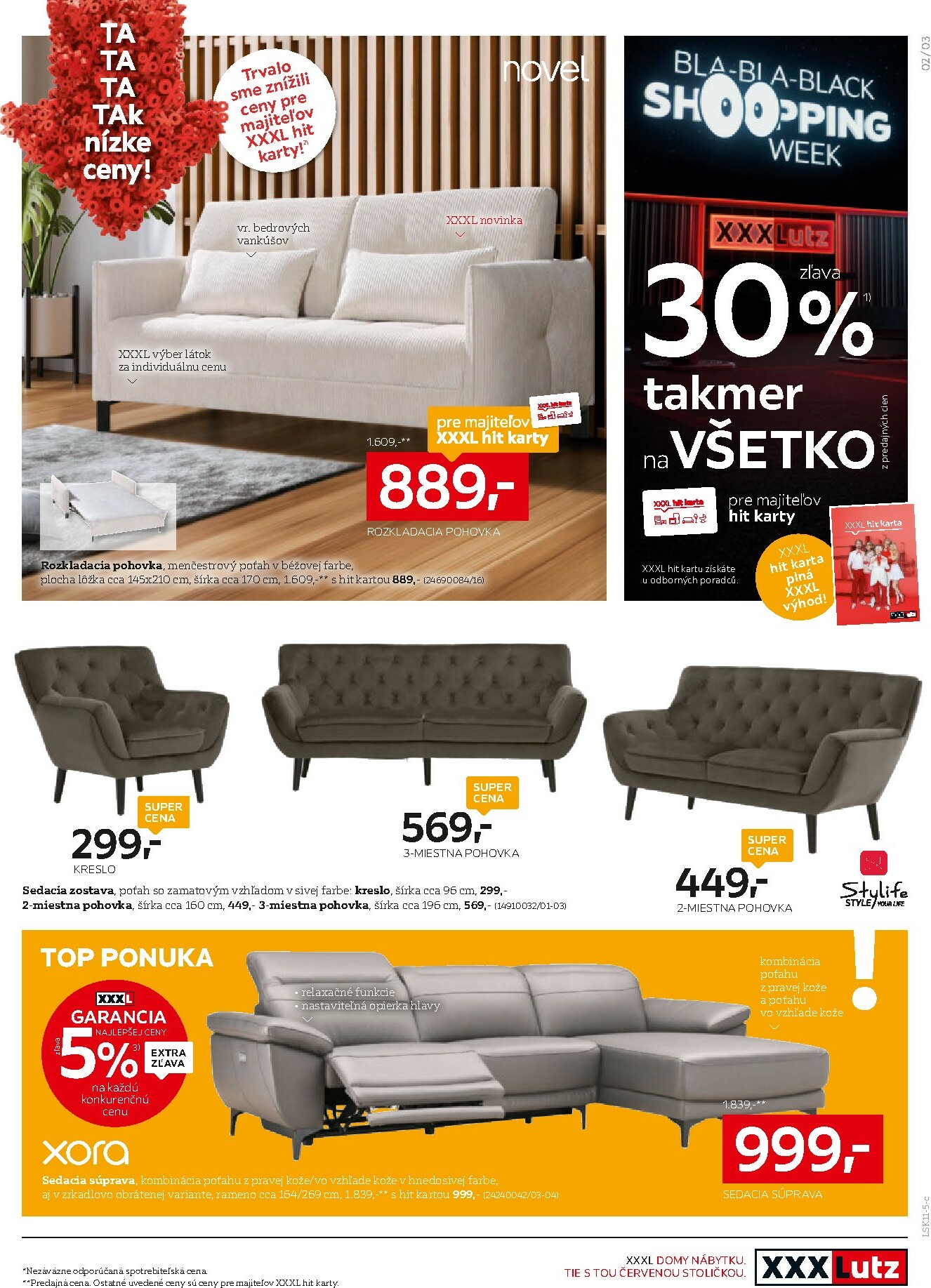 xxxlutz - Leták XXXLutz - Zľava 30% na takmer všetko platný od 24.11. do 07.12. - page: 3