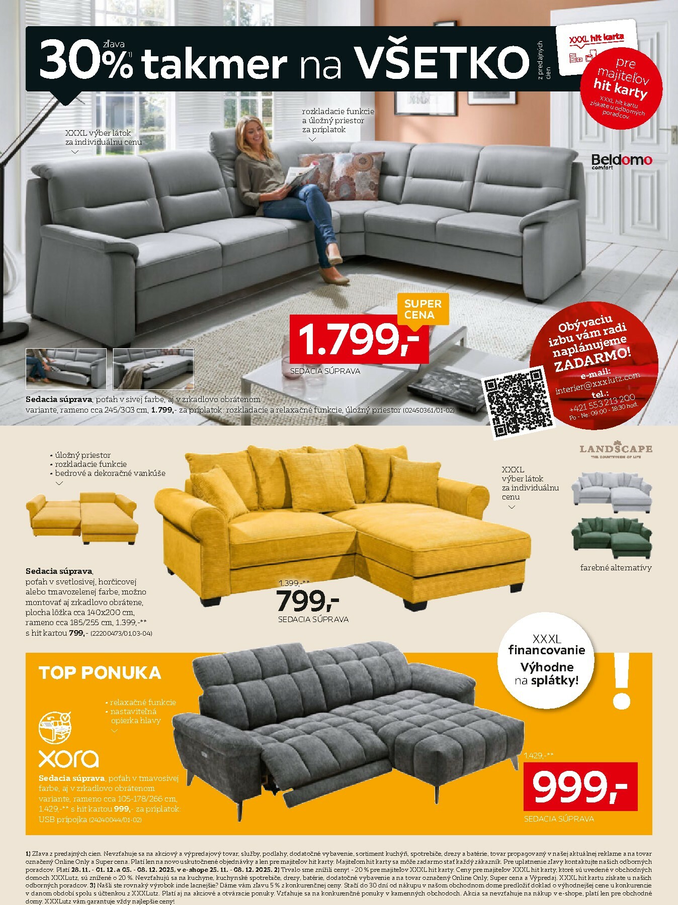 xxxlutz - Leták XXXLutz - Zľava 30% na takmer všetko platný od 24.11. do 07.12. - page: 2