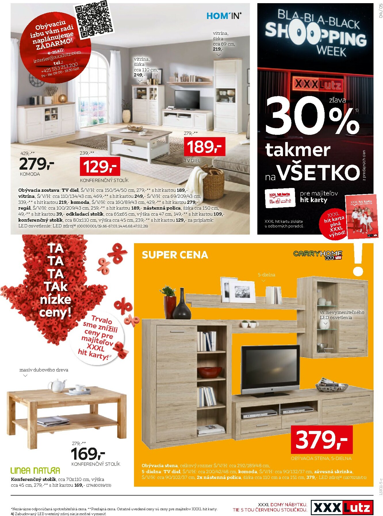 xxxlutz - Leták XXXLutz - Zľava 30% na takmer všetko platný od 24.11. do 07.12. - page: 5