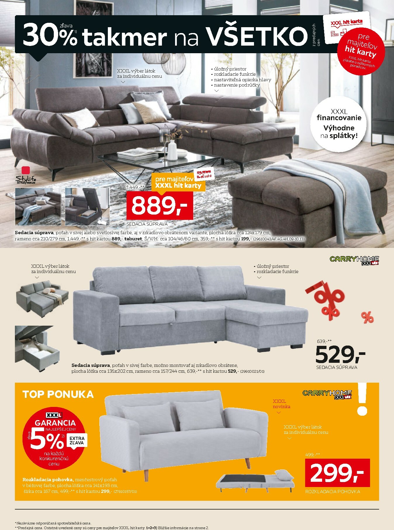 xxxlutz - Leták XXXLutz - Zľava 30% na takmer všetko platný od 24.11. do 07.12. - page: 4