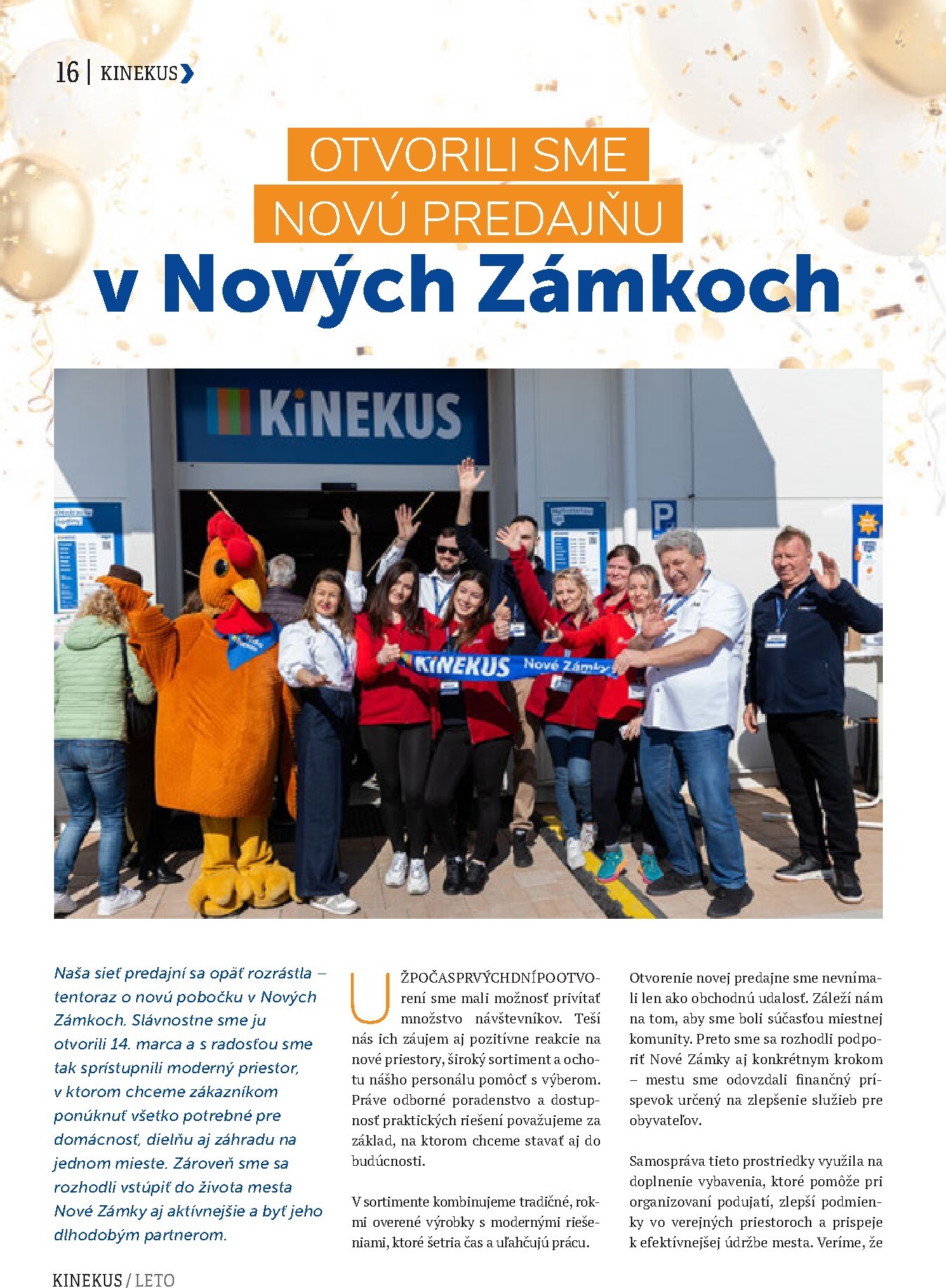 kinekus - Aktuálny Kinekus - Magazin Léto leták od štvrtka, 11.06.2026 do pondelka, 31.08.2026 - page: 16