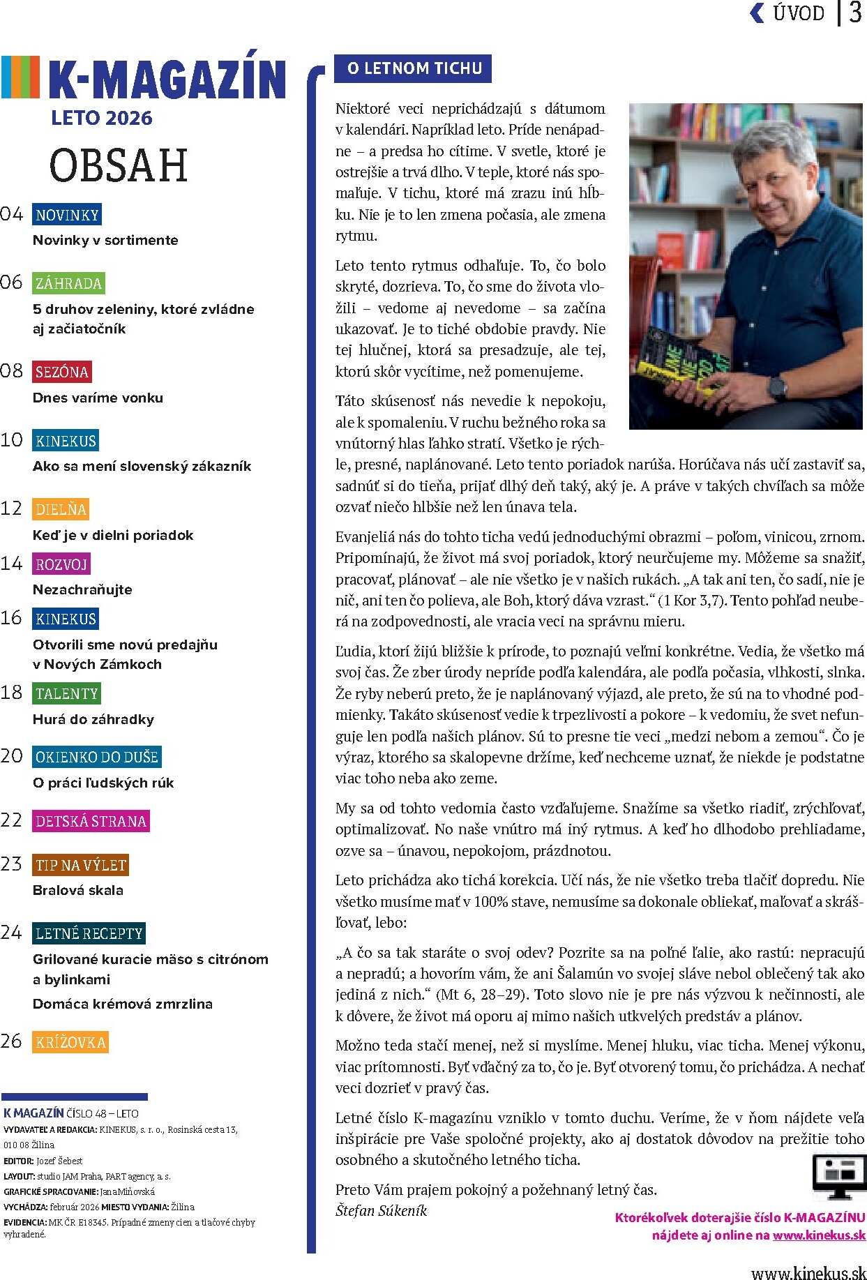 kinekus - Aktuálny Kinekus - Magazin Léto leták od štvrtka, 11.06.2026 do pondelka, 31.08.2026 - page: 3