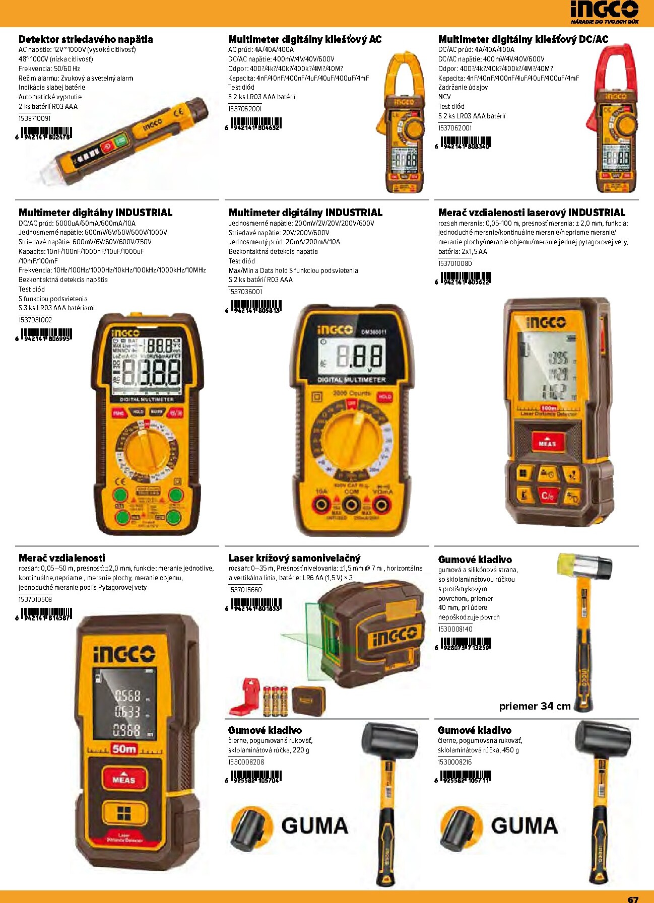 kinekus - Aktuálny Kinekus - Katalog Ingco 2026 leták od štvrtka, 11.06.2026 do štvrtka, 31.12.2026 - page: 67