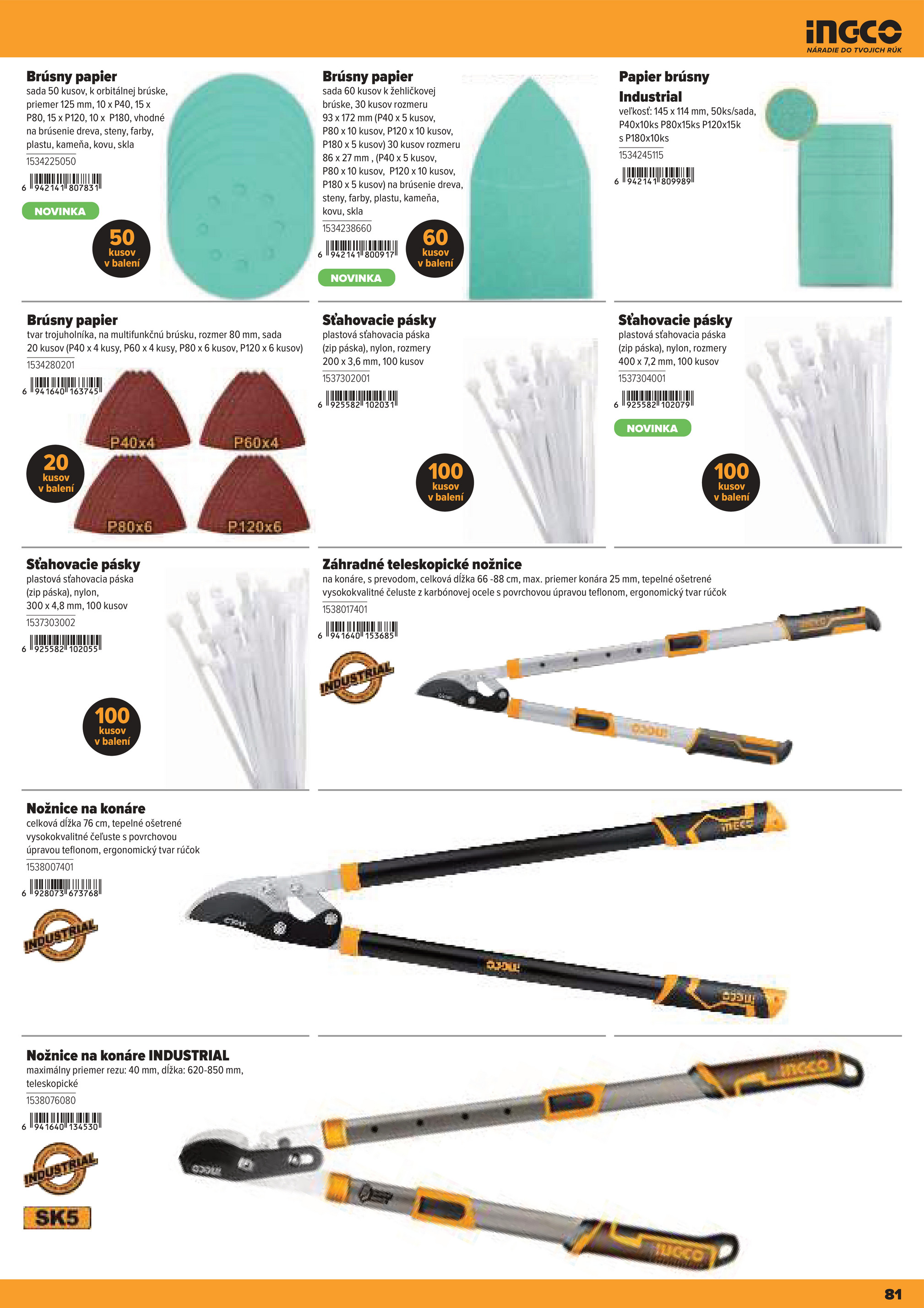 kinekus - Leták Kinekus - Katalóg INGCO 2025 platný od 06.11. do 01.01. - page: 81