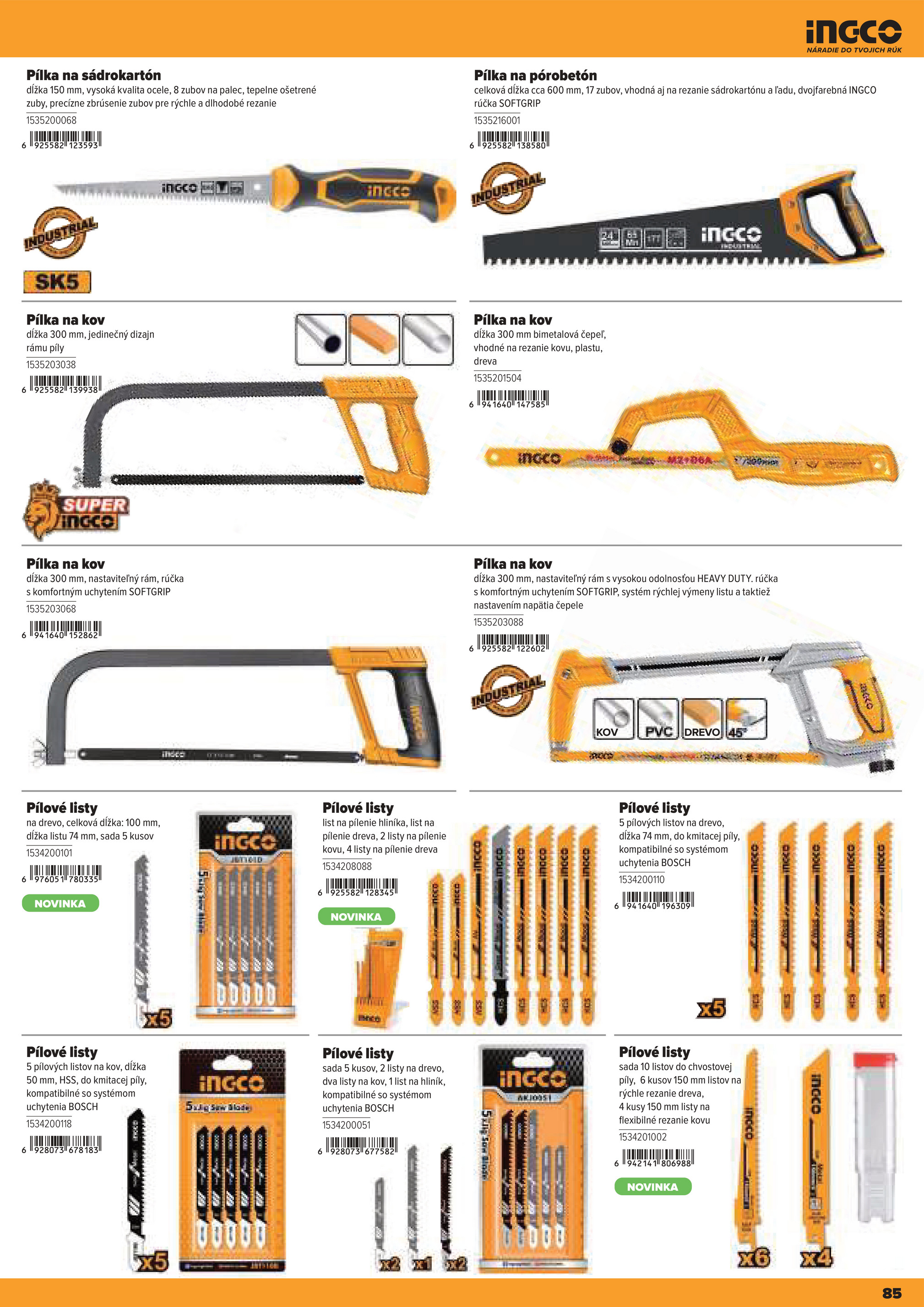 kinekus - Leták Kinekus - Katalóg INGCO 2025 platný od 06.11. do 01.01. - page: 85