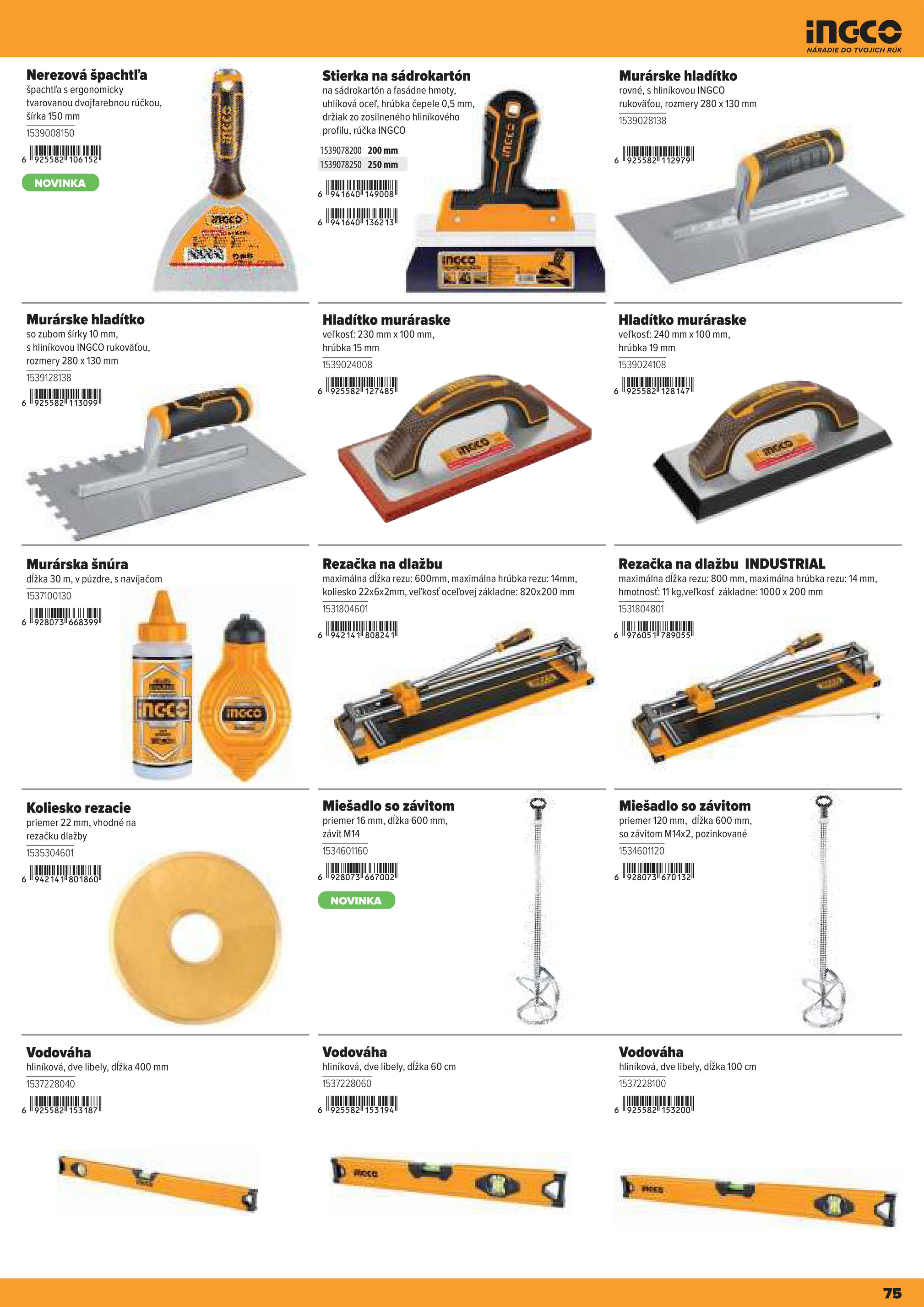 kinekus - Leták Kinekus - Katalóg INGCO 2025 platný od 06.11. do 01.01. - page: 75
