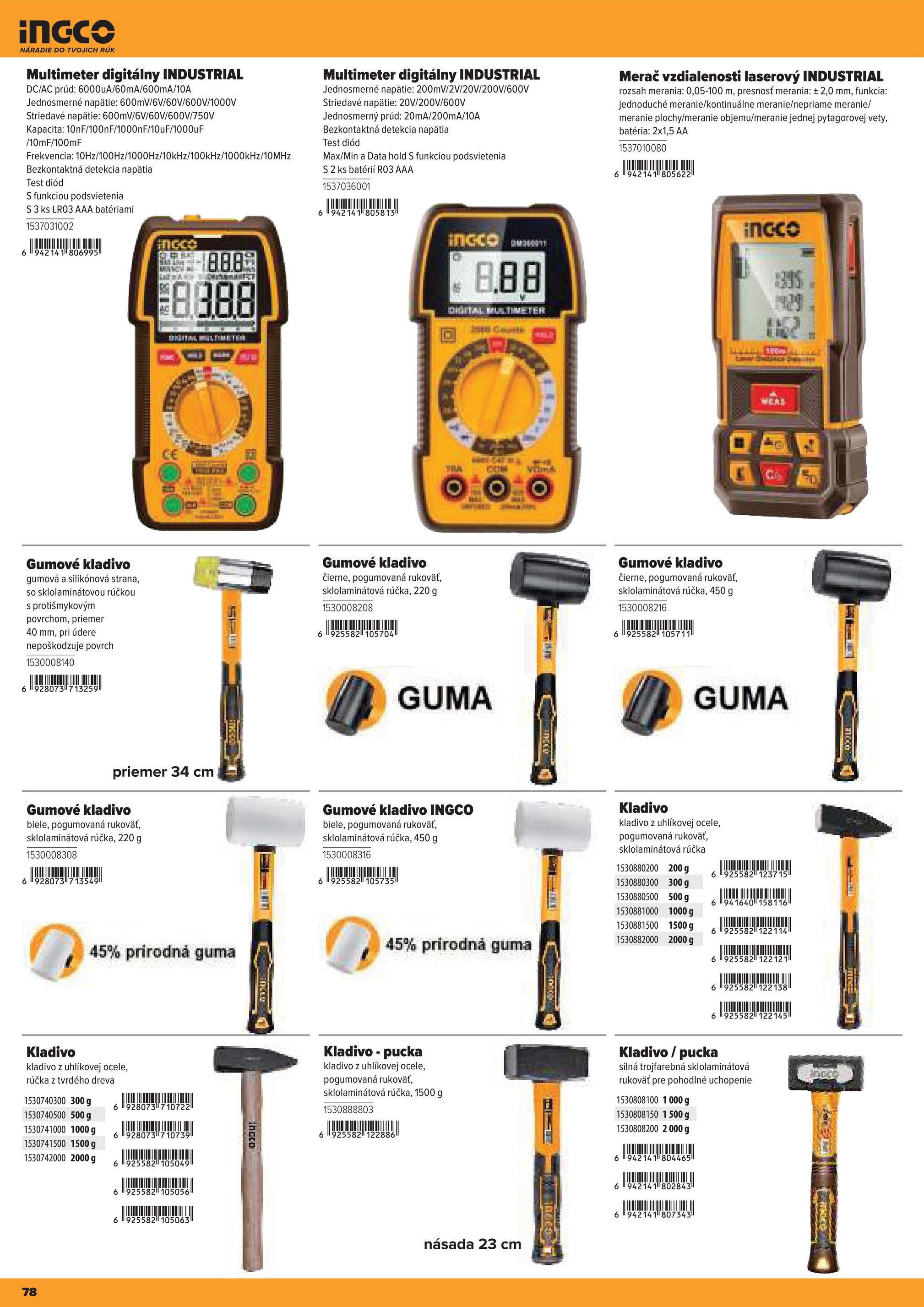 kinekus - Leták Kinekus - Katalóg INGCO 2025 platný od 06.11. do 01.01. - page: 78
