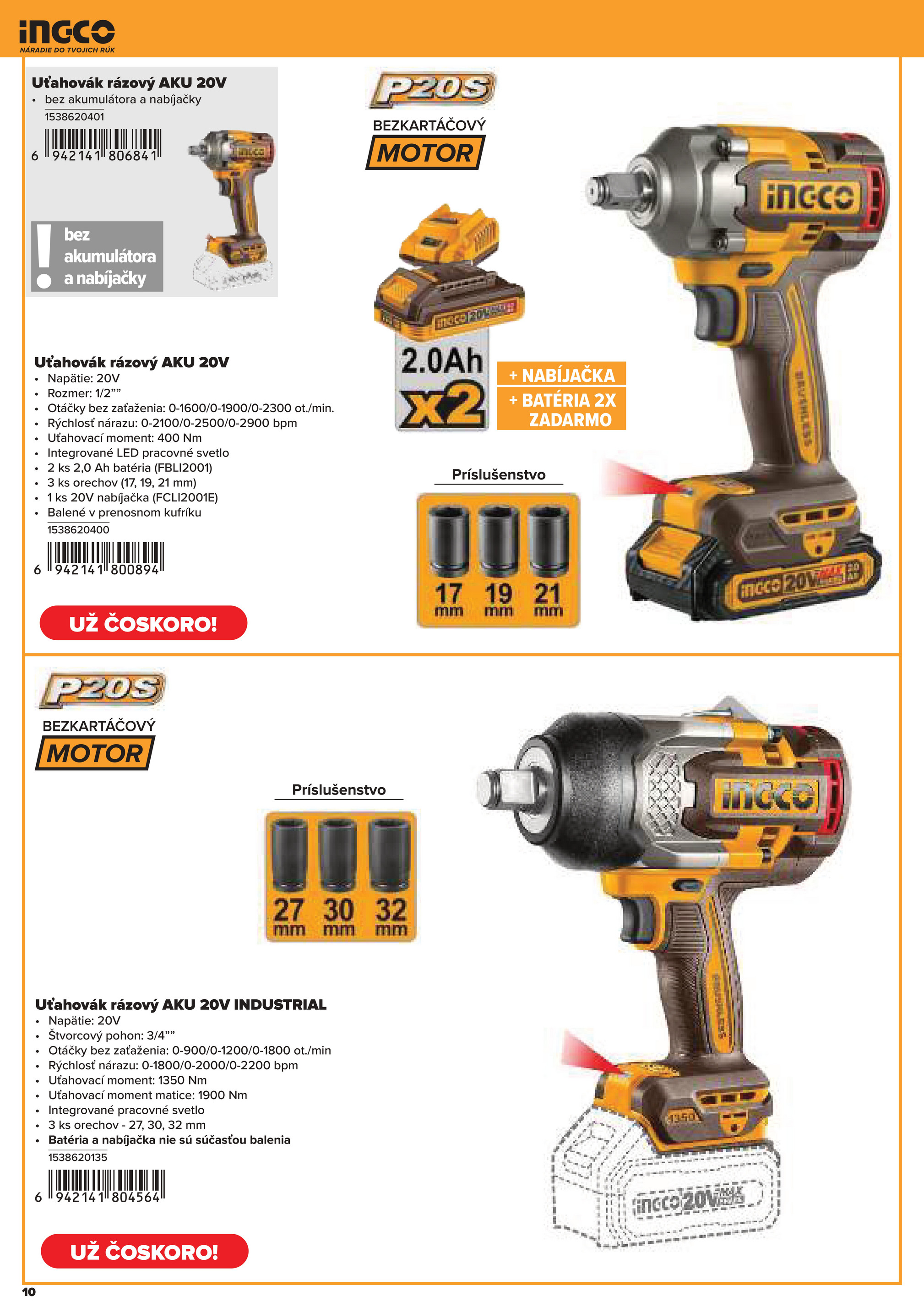 kinekus - Leták Kinekus - Katalóg INGCO 2025 platný od 06.11. do 01.01. - page: 10