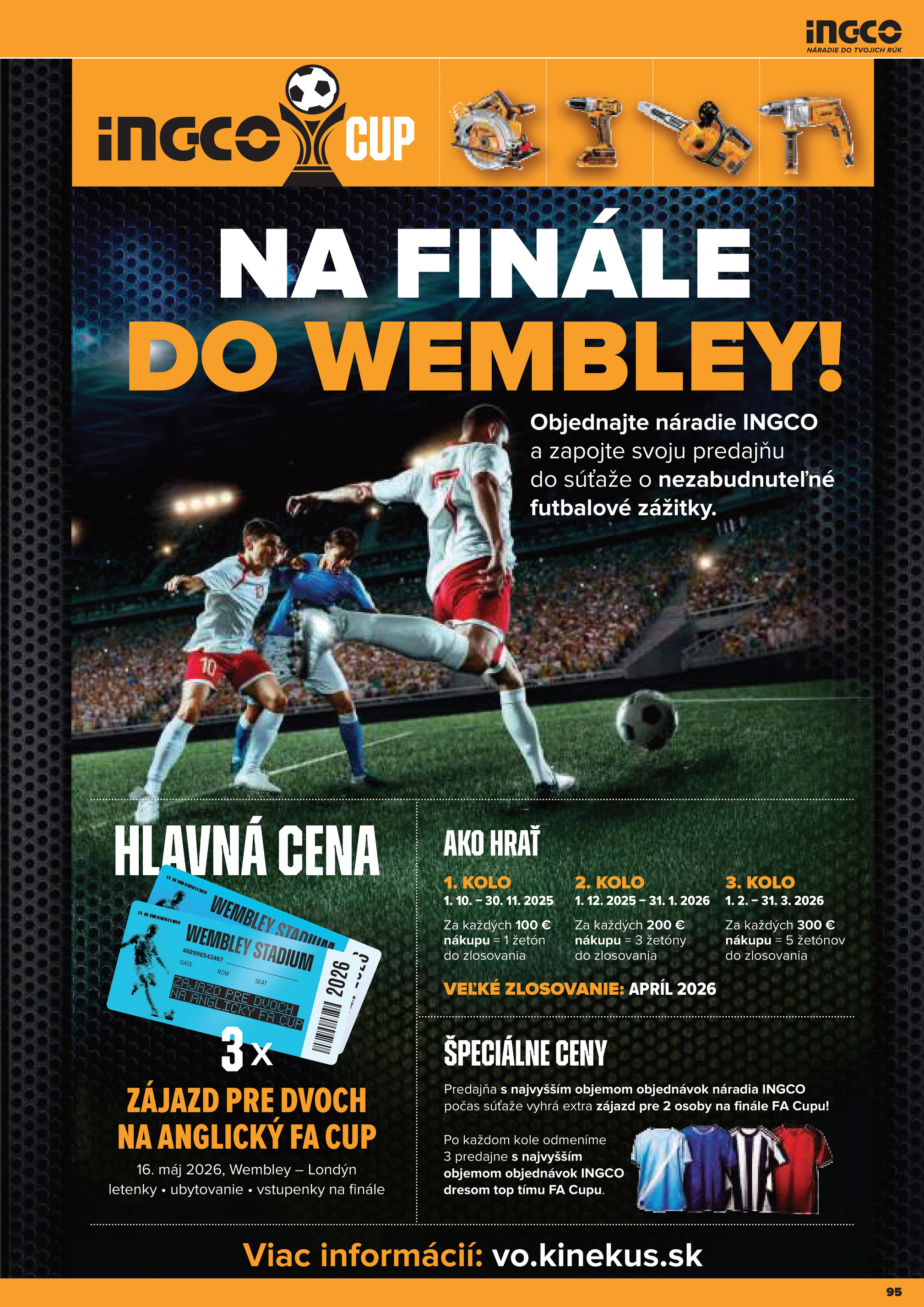 kinekus - Leták Kinekus - Katalóg INGCO 2025 platný od 06.11. do 01.01. - page: 95