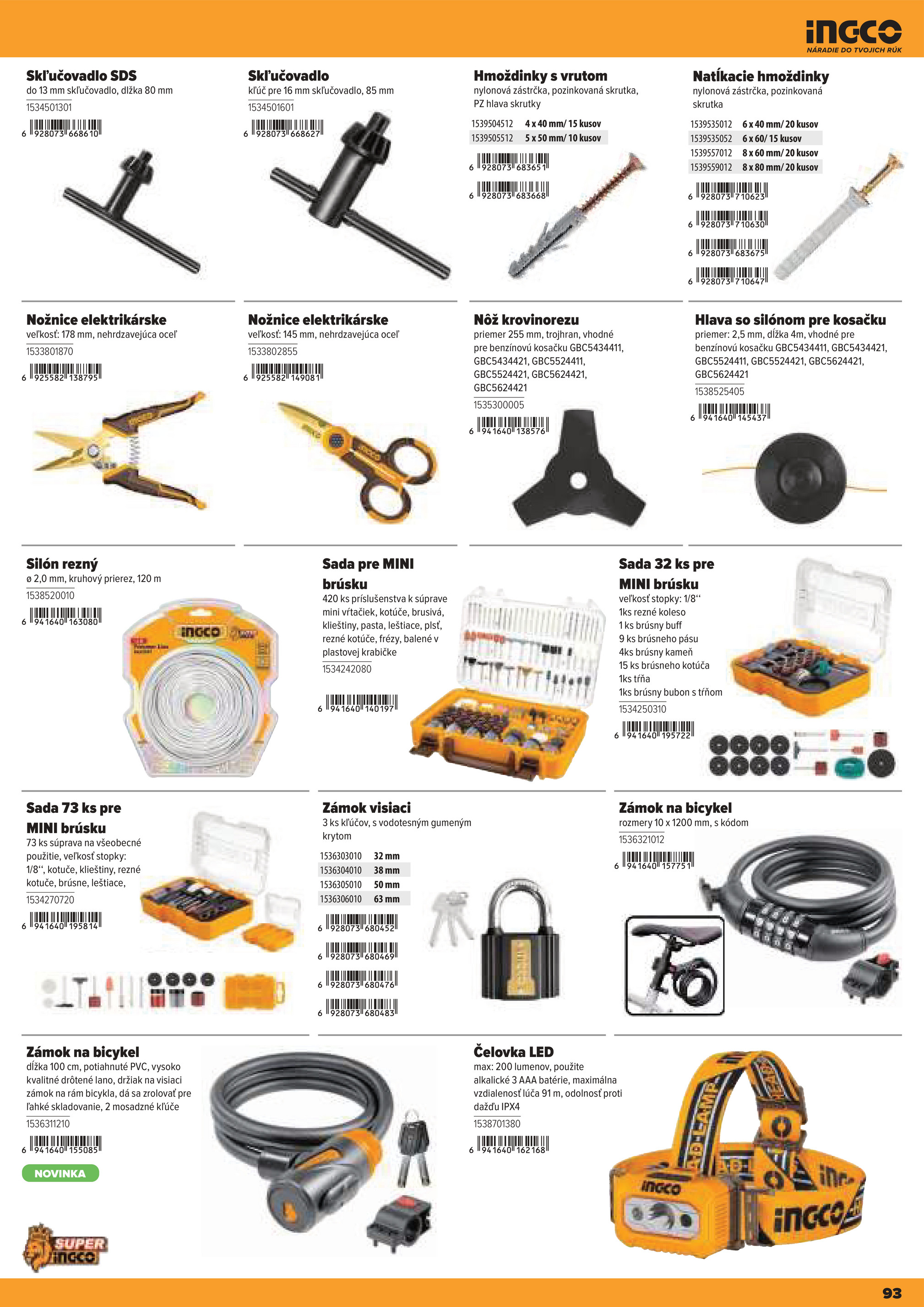 kinekus - Leták Kinekus - Katalóg INGCO 2025 platný od 06.11. do 01.01. - page: 93