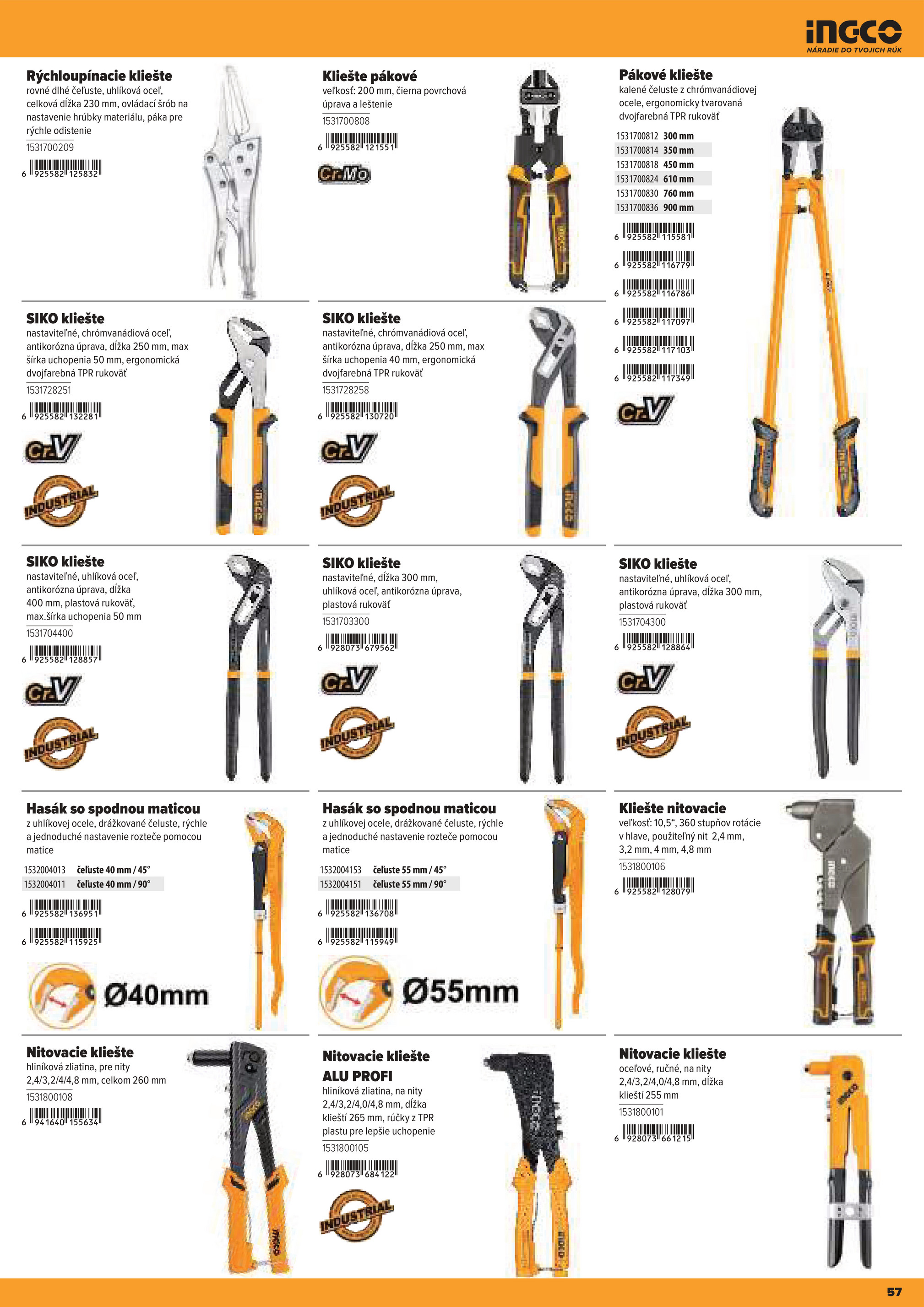 kinekus - Leták Kinekus - Katalóg INGCO 2025 platný od 06.11. do 01.01. - page: 57
