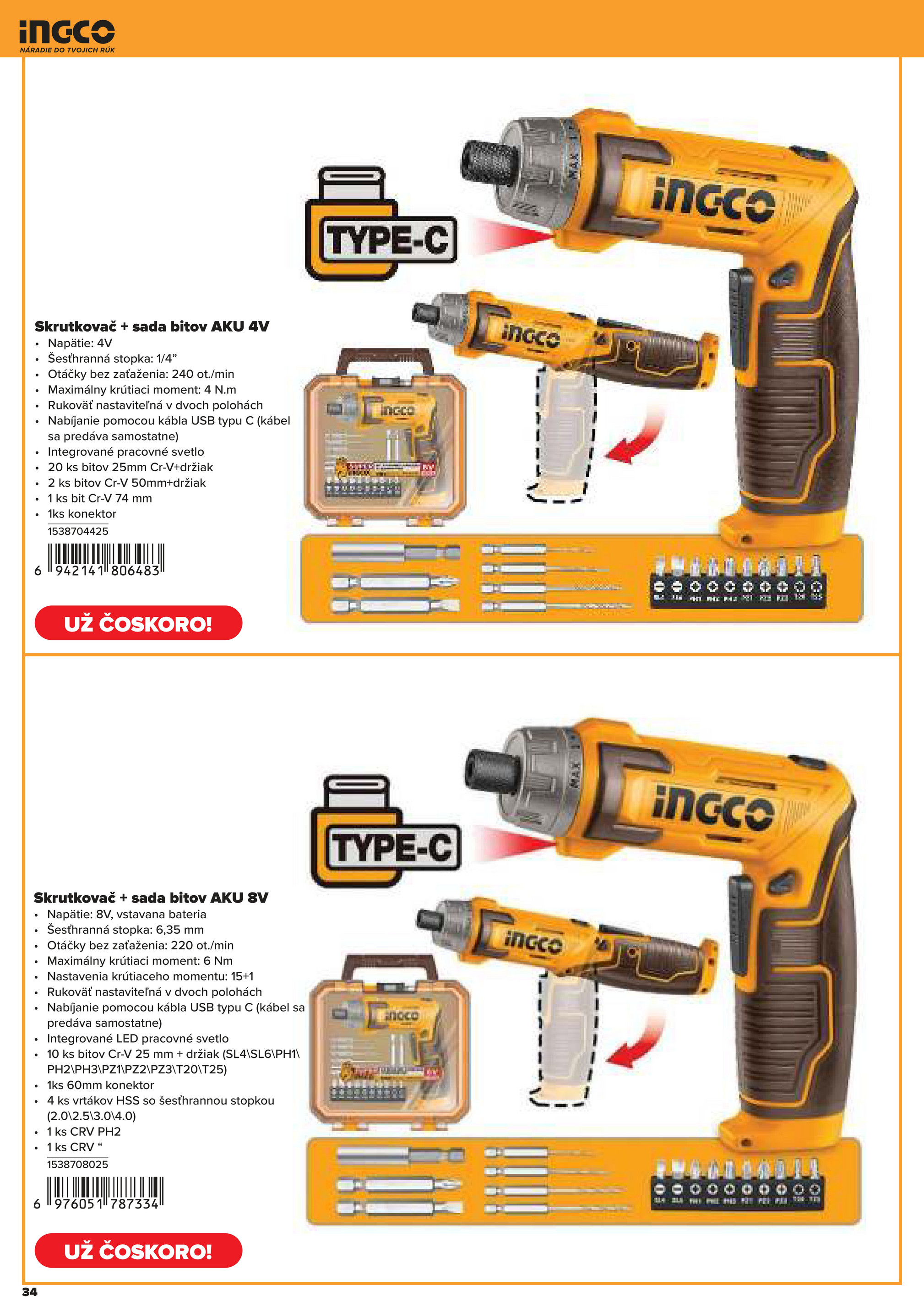 kinekus - Leták Kinekus - Katalóg INGCO 2025 platný od 06.11. do 01.01. - page: 34