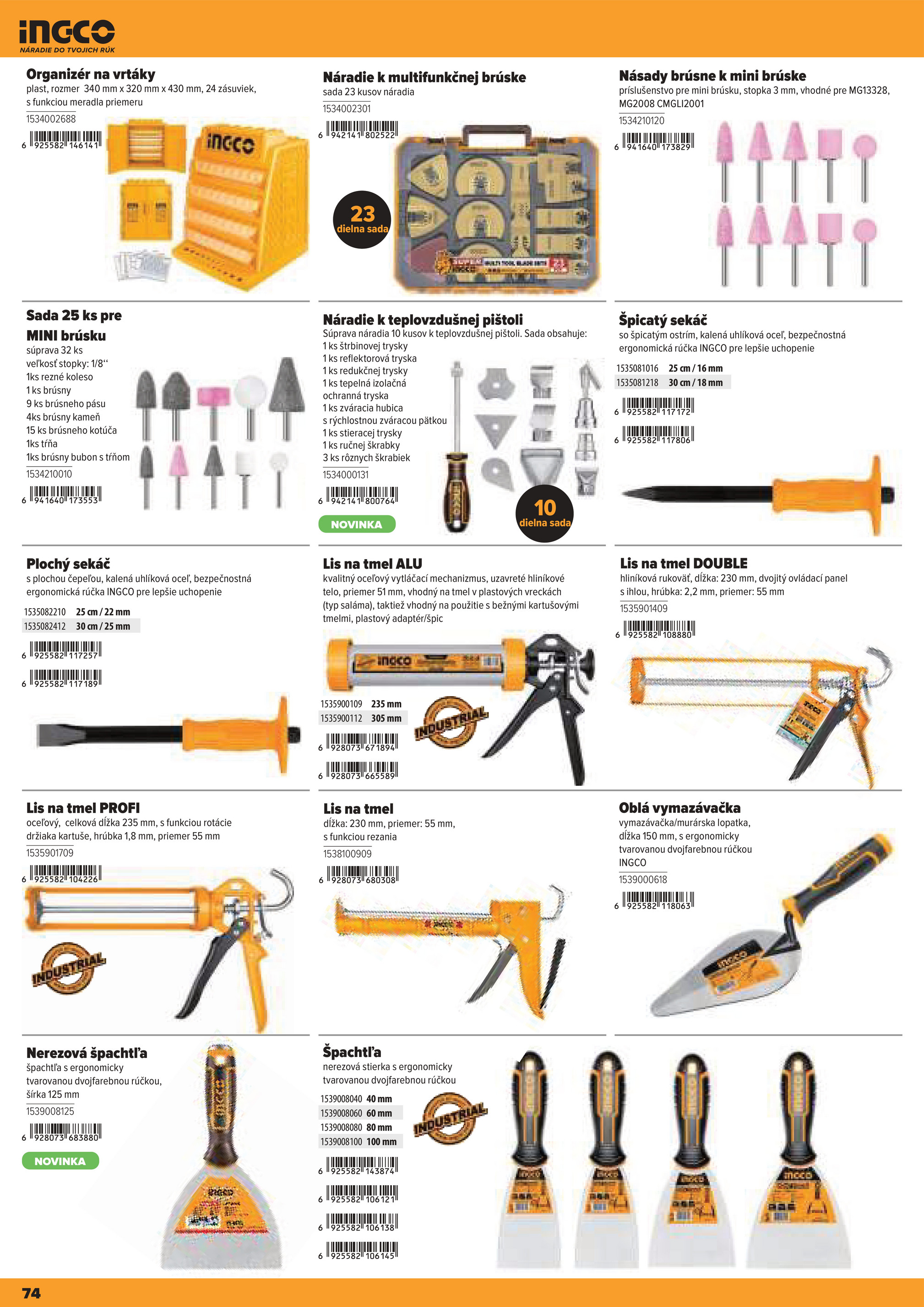 kinekus - Leták Kinekus - Katalóg INGCO 2025 platný od 06.11. do 01.01. - page: 74
