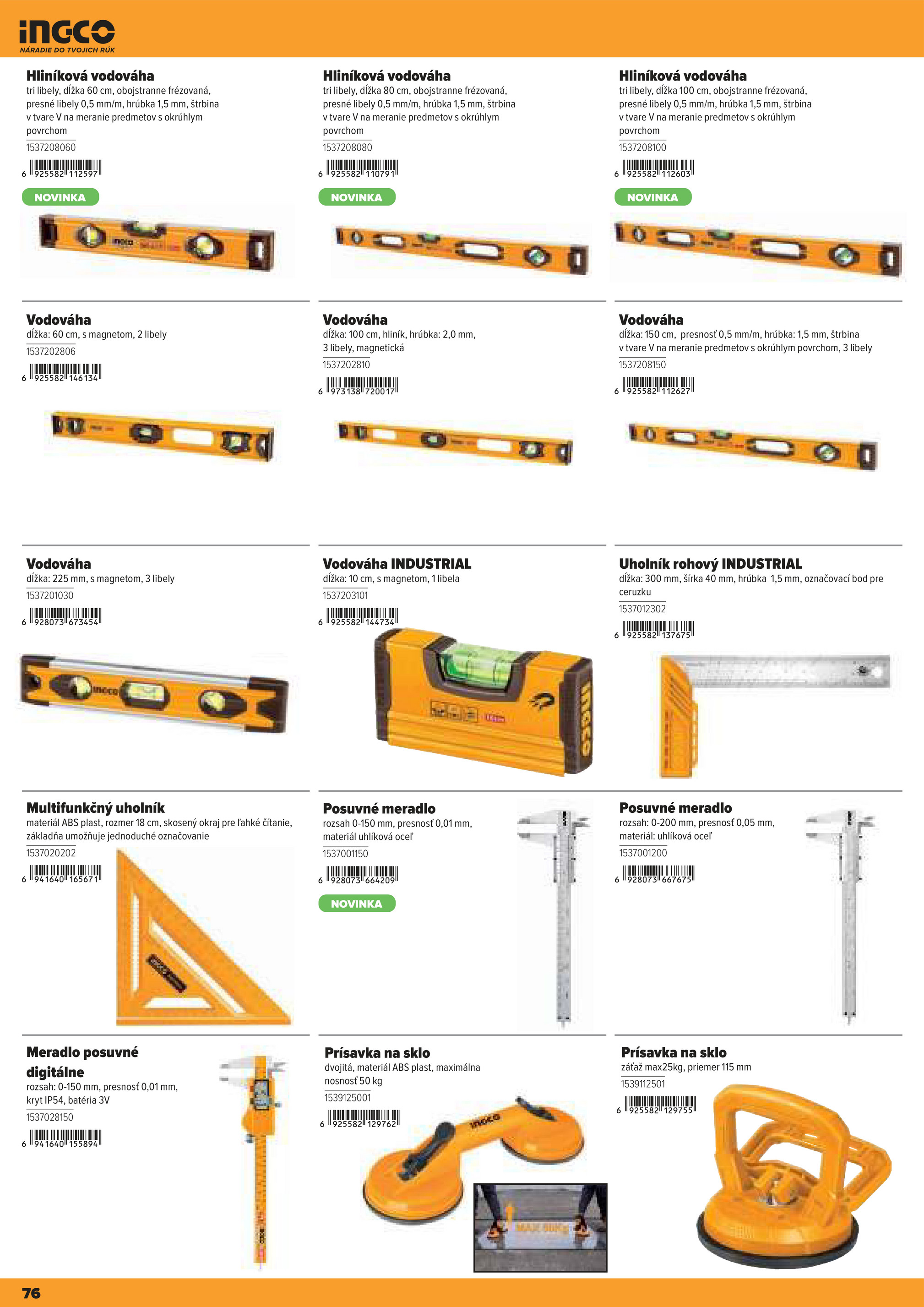 kinekus - Leták Kinekus - Katalóg INGCO 2025 platný od 06.11. do 01.01. - page: 76