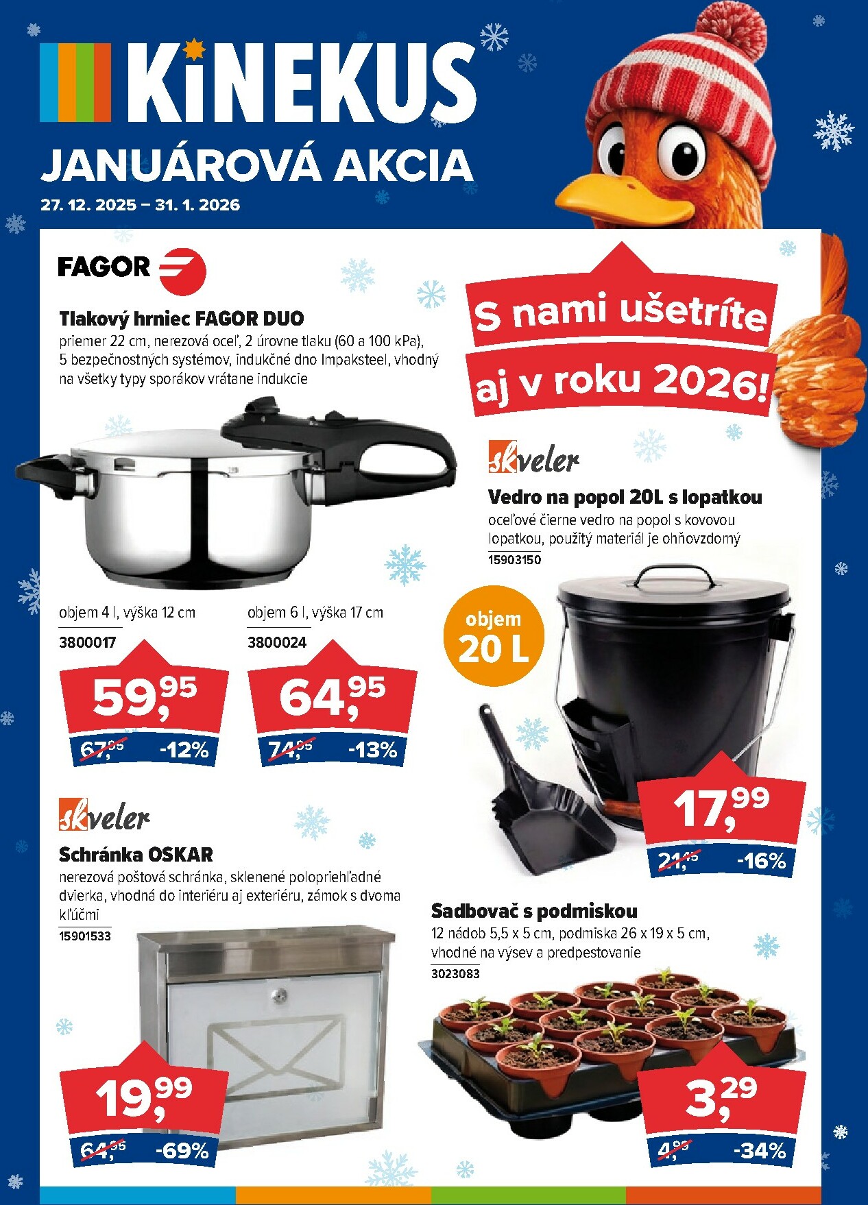 kinekus - Leták Kinekus platný od 27.12. do 31.01.