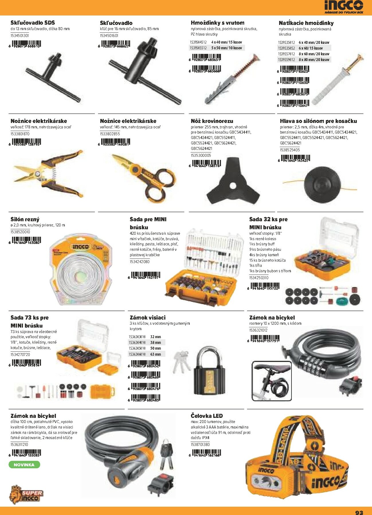 kinekus - Leták Kinekus - Katalóg Ingco platný od 11.01. do 31.12. - page: 93