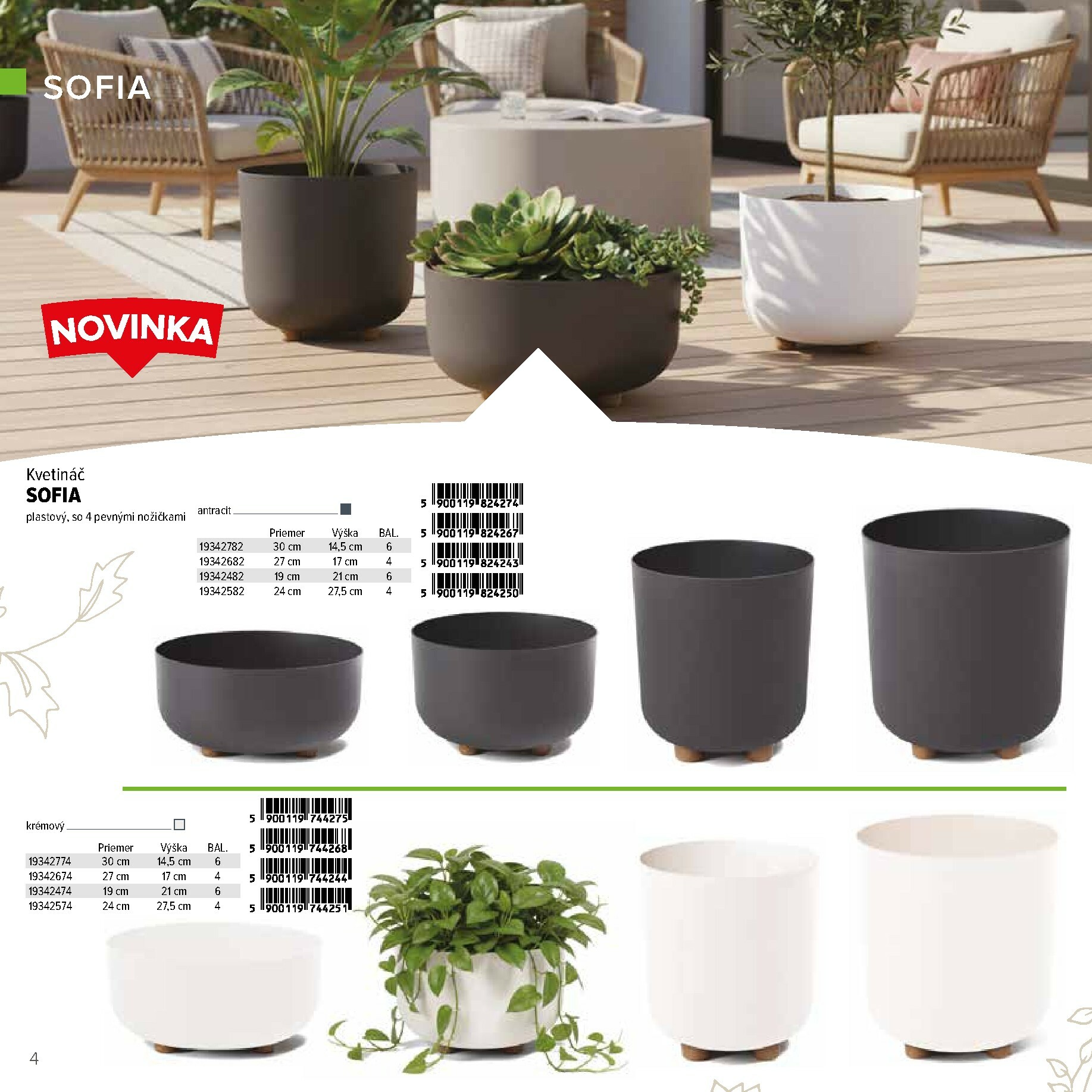 kinekus - Leták Kinekus - Katalóg Kvetináče platný od 01.02.2026 do 31.12.2026 - page: 4