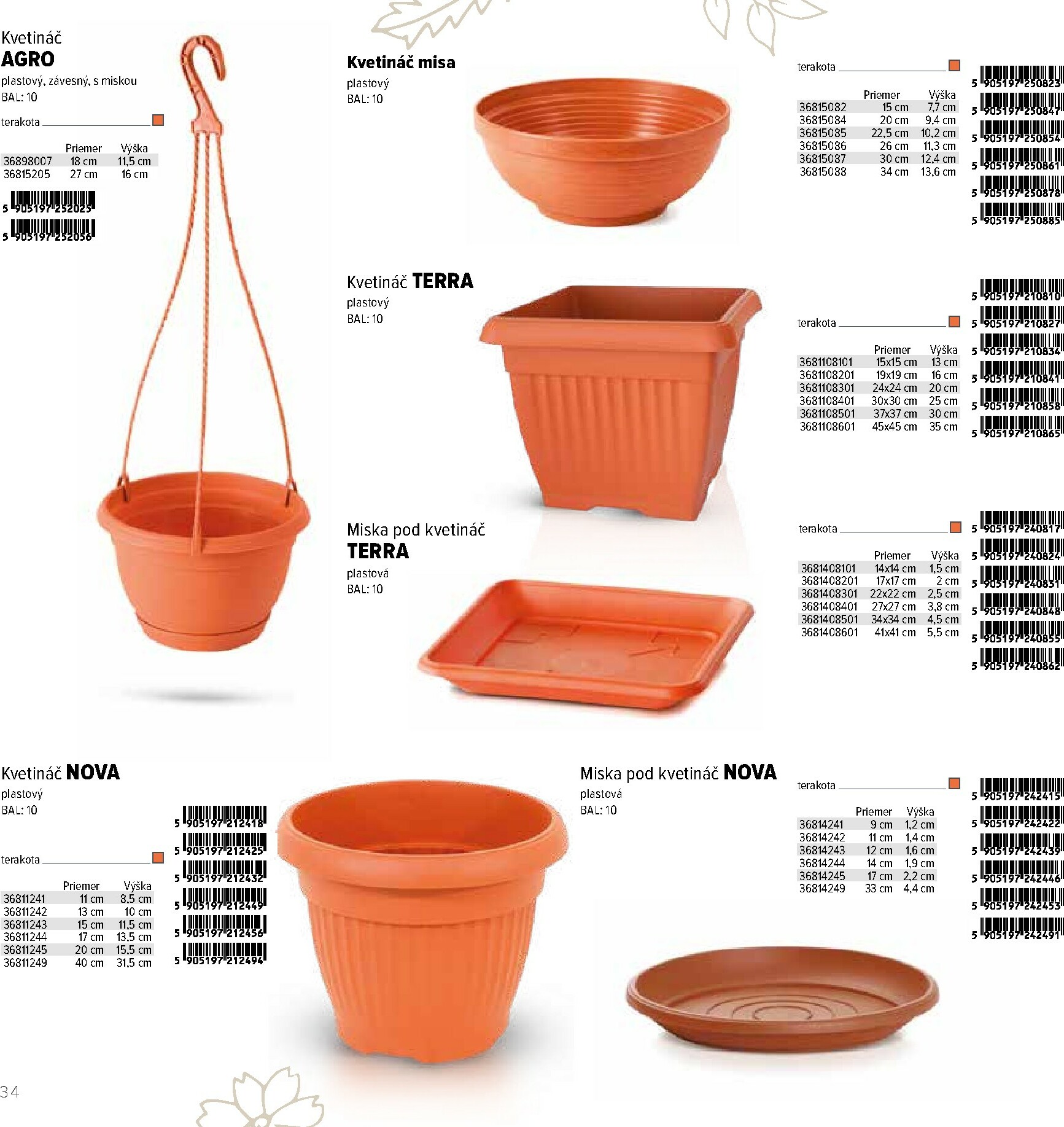 kinekus - Leták Kinekus - Katalóg Kvetináče platný od 01.02.2026 do 31.12.2026 - page: 34