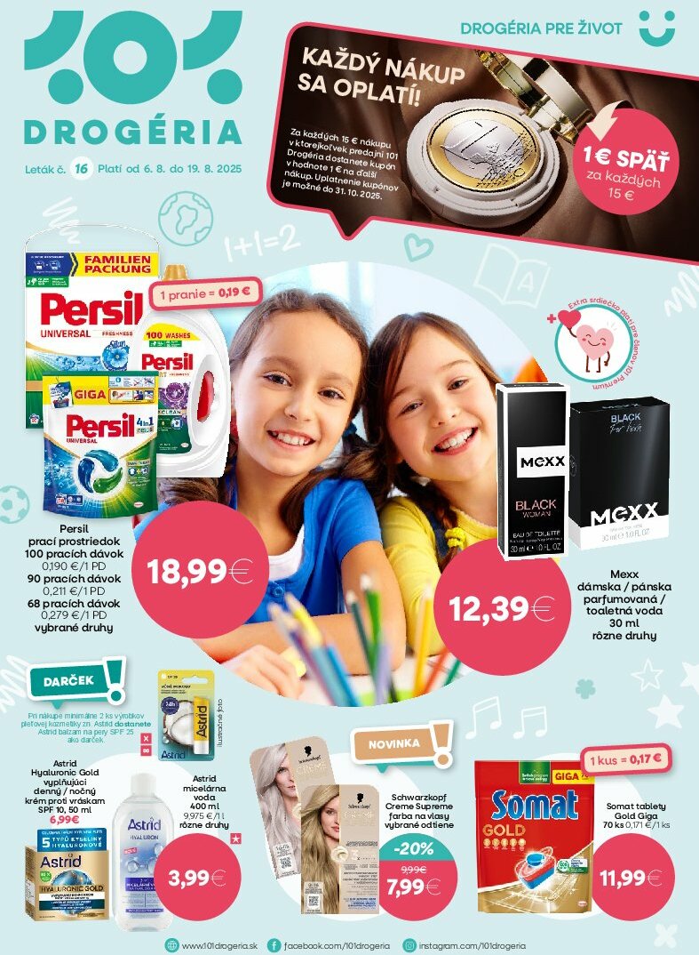 101-drogerie - Leták 101 Drogerie platný od 06.08. do 19.08.
