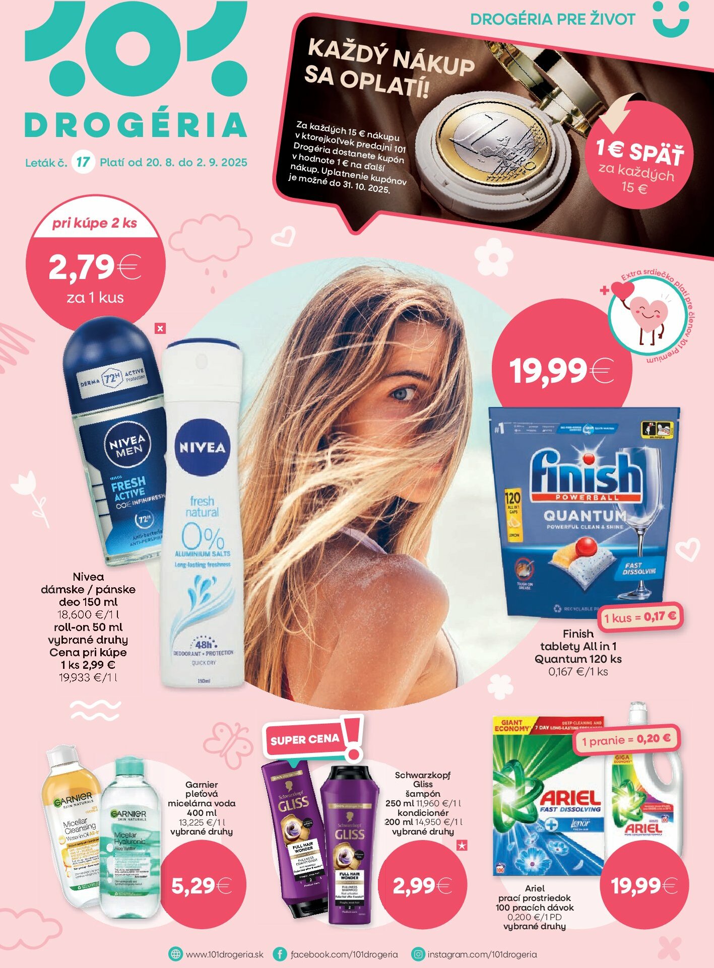101-drogerie - Leták 101 Drogerie platný od 20.08. do 02.09.