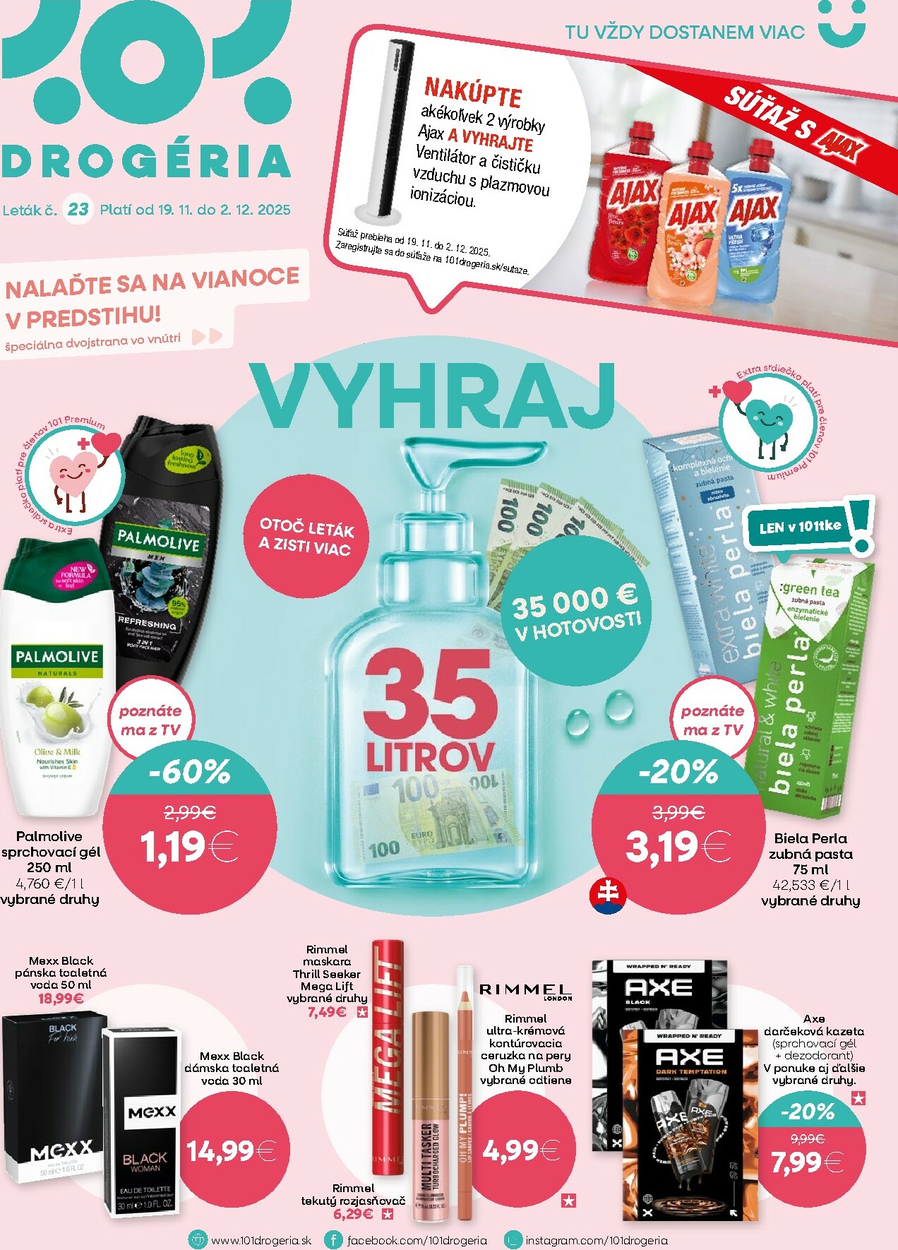 101-drogerie - Leták 101 Drogerie platný od 19.11. do 02.12.