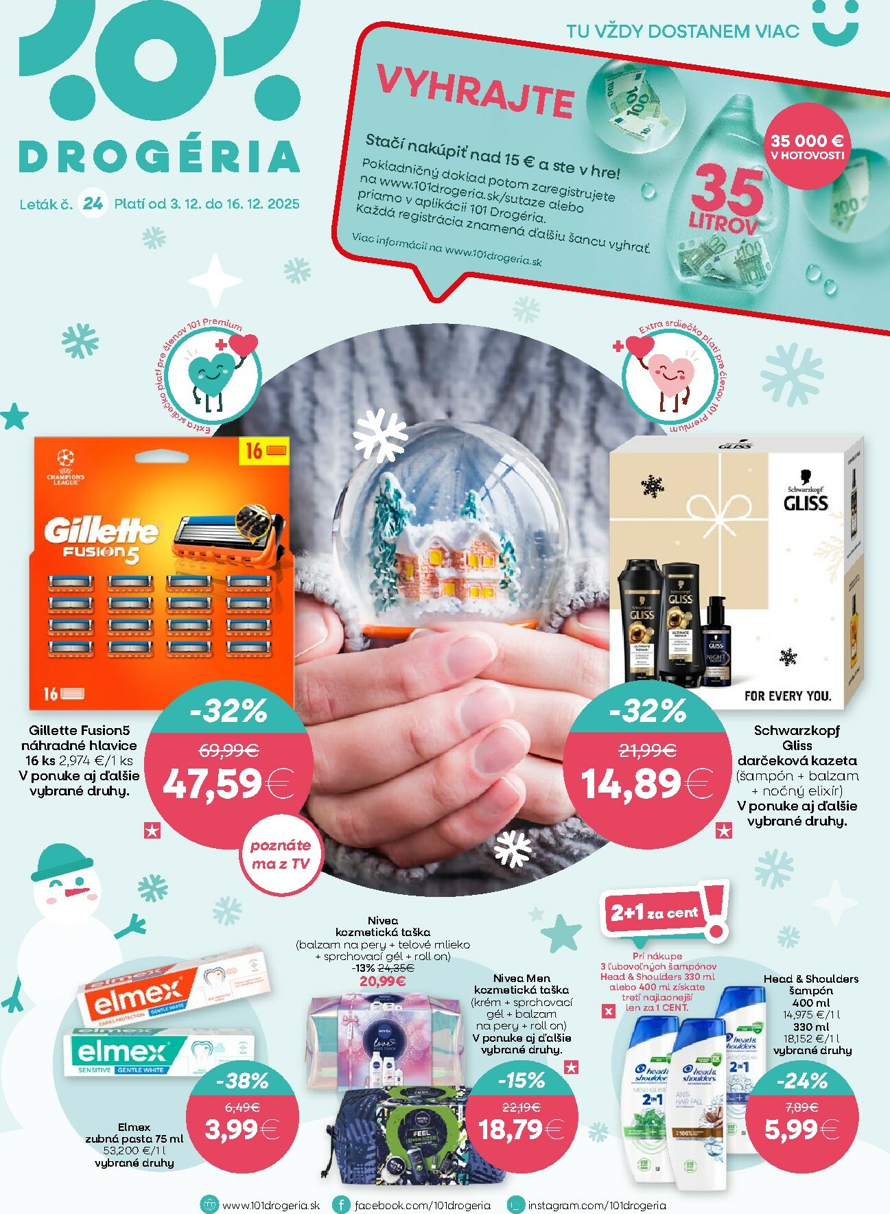 101-drogerie - Leták 101 Drogerie platný od 03.12. do 16.12.