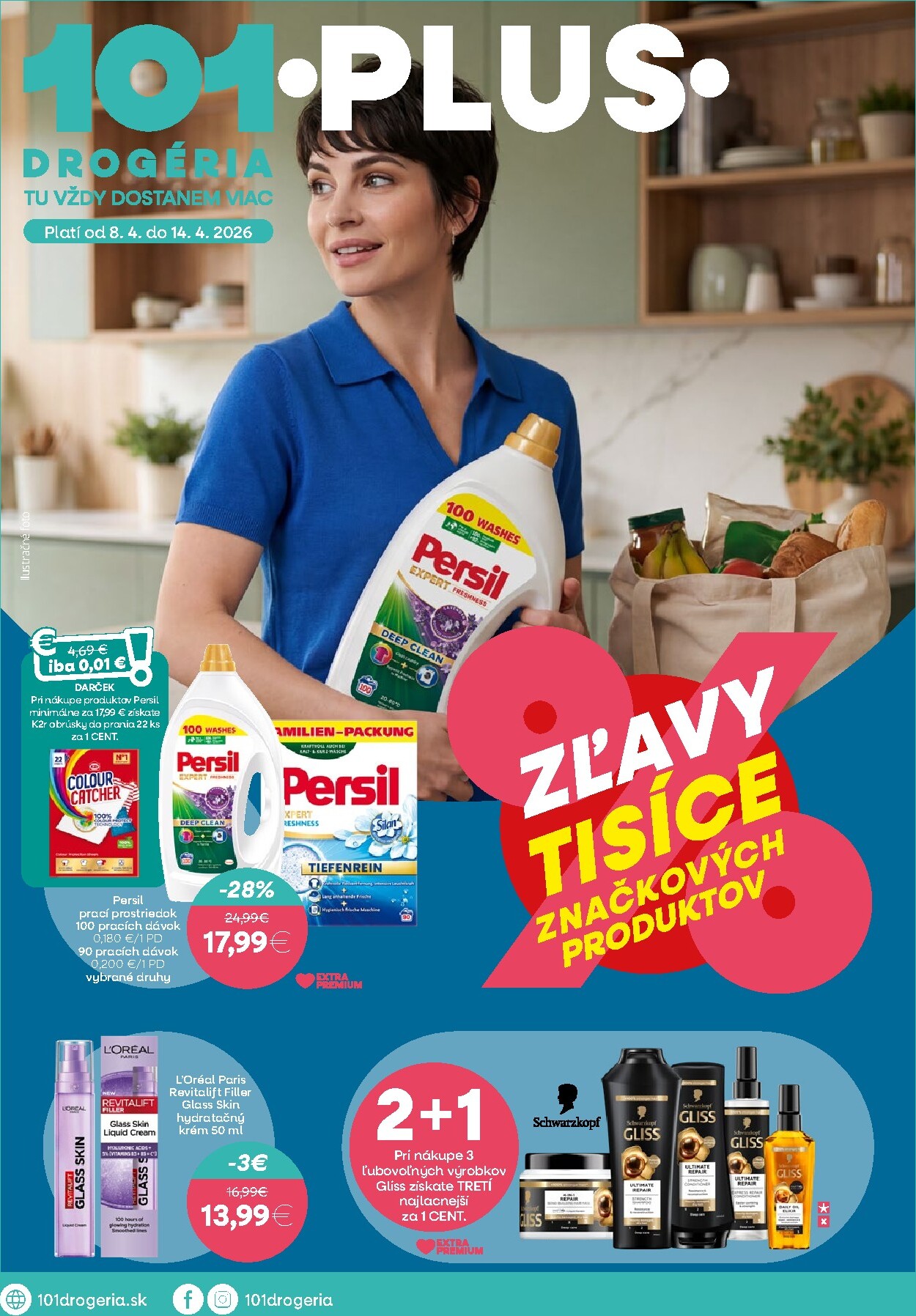 101-drogerie - Aktuálny leták 101 Drogerie - Plus platný od stredy, 08.04.2026 do utorka, 14.04.2026