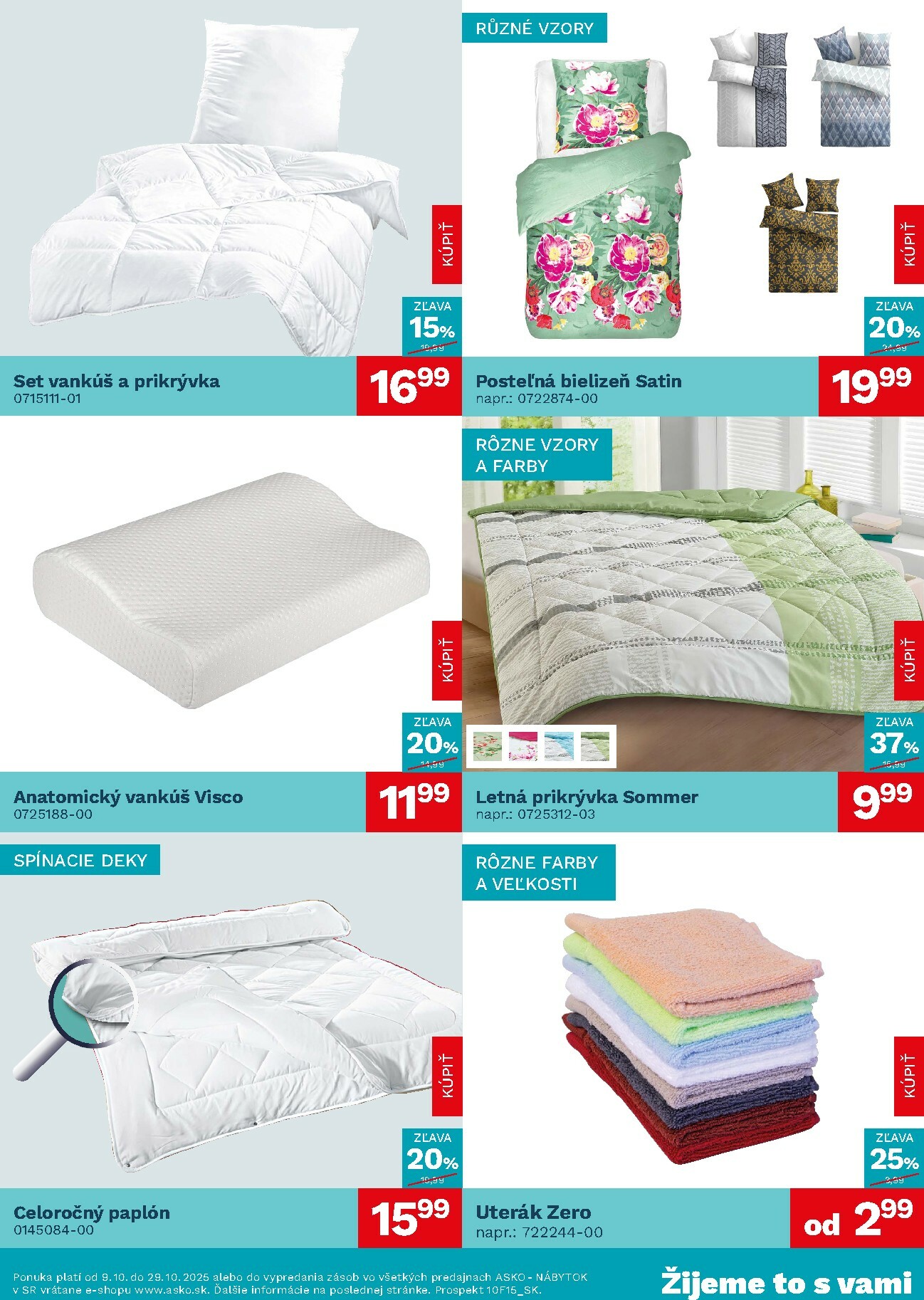 asko-nabytok - Leták ASKO NÁBYTOK - Bytové doplnky za skvelé ceny platný od 09.10. do 29.10. - page: 3