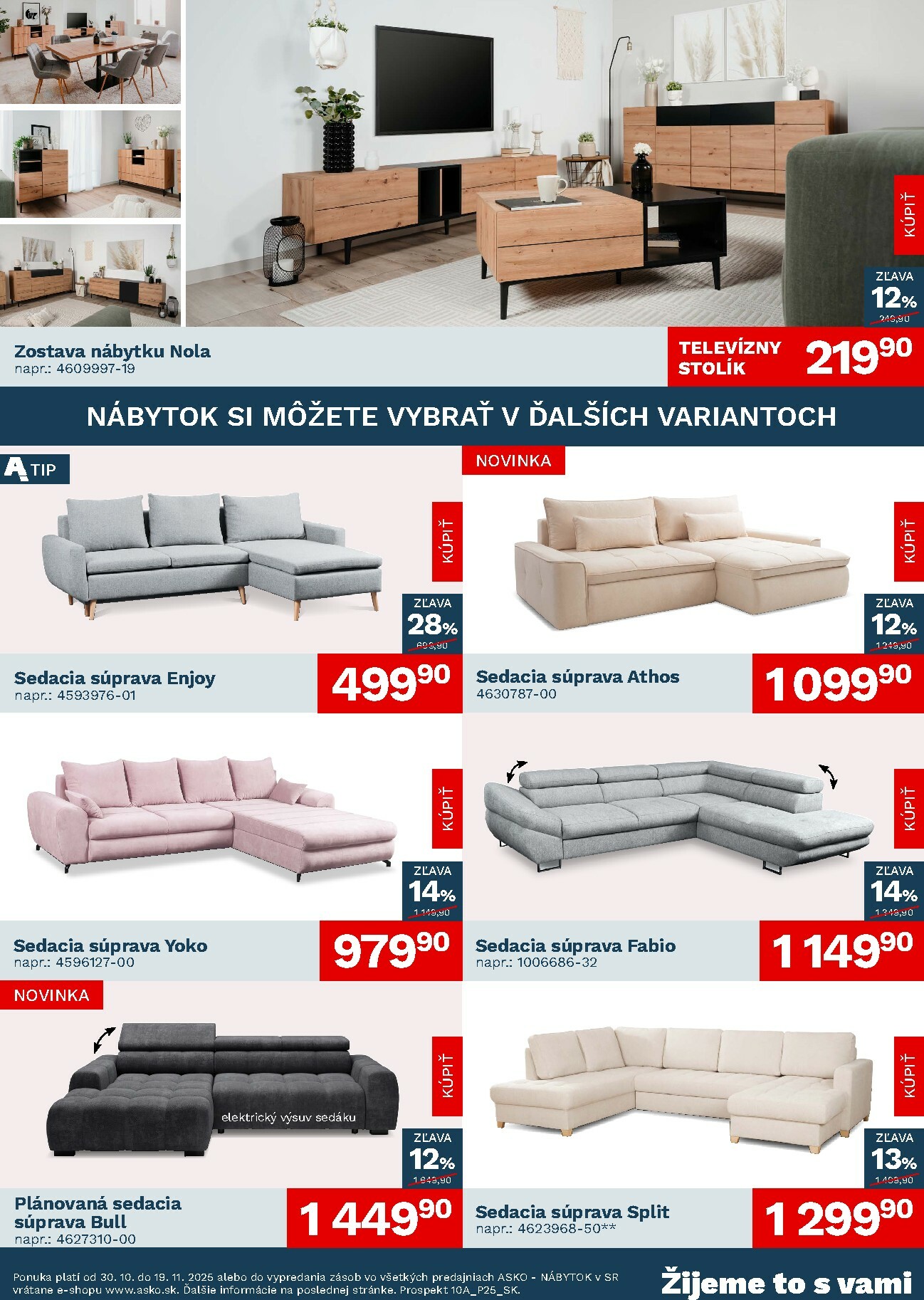 asko-nabytok - Leták ASKO NÁBYTOK platný od 30.10. do 19.11. - page: 2