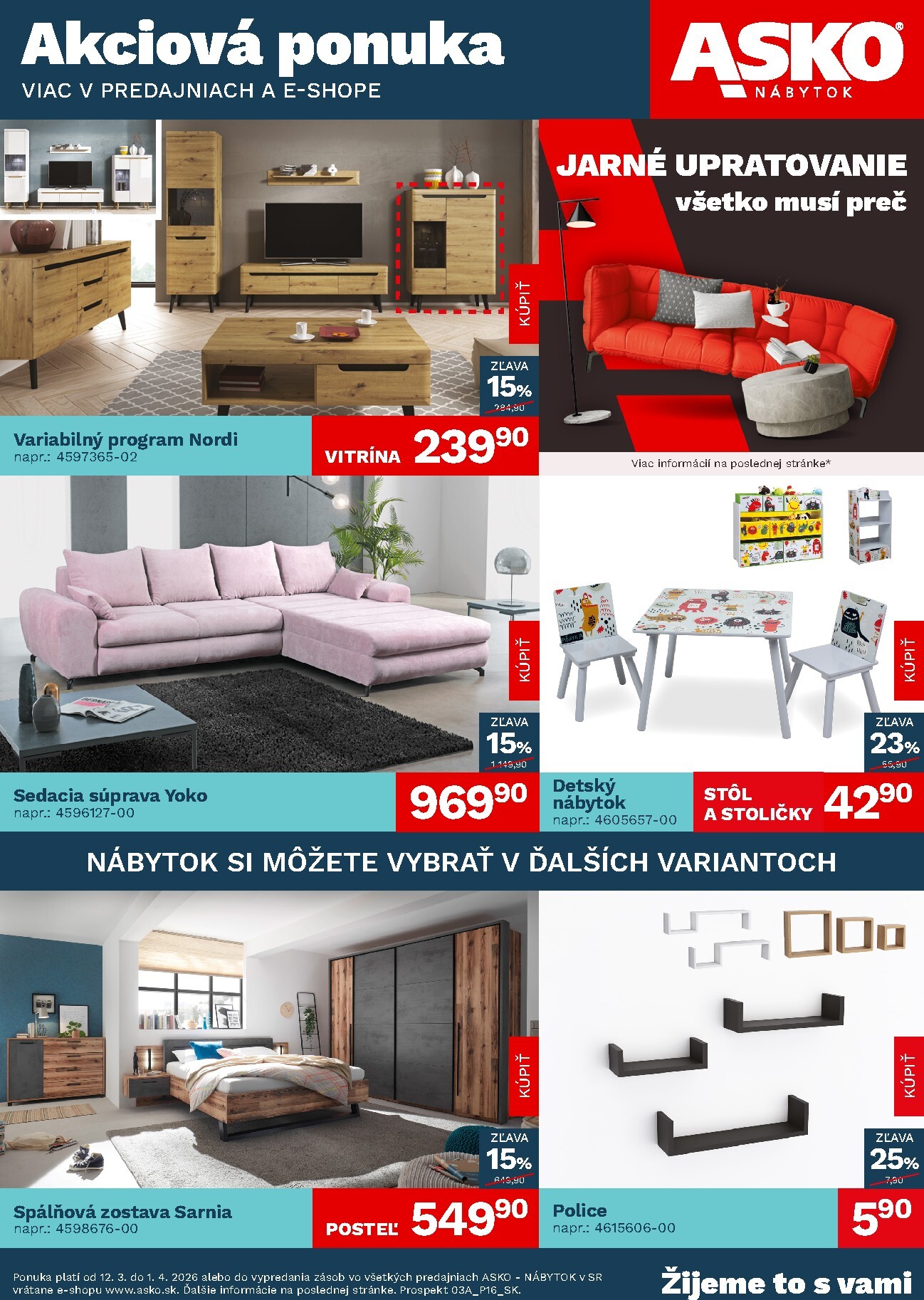 asko-nabytok - Leták ASKO NÁBYTOK platný od 12.03.2026 do 01.04.2026