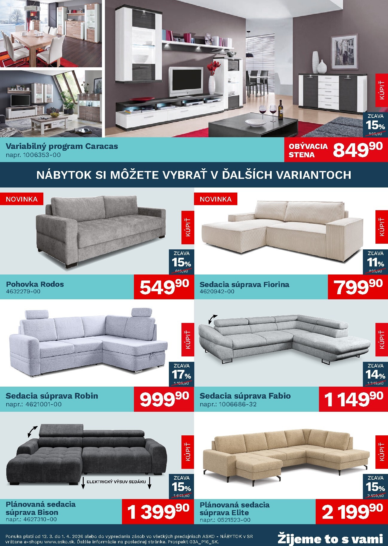 asko-nabytok - Leták ASKO NÁBYTOK platný od 12.03.2026 do 01.04.2026 - page: 2