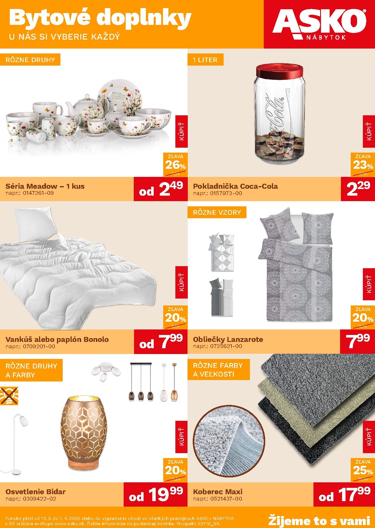 asko-nabytok - Leták ASKO NÁBYTOK - Bytové doplnky platný od 12.03.2026 do 01.04.2026