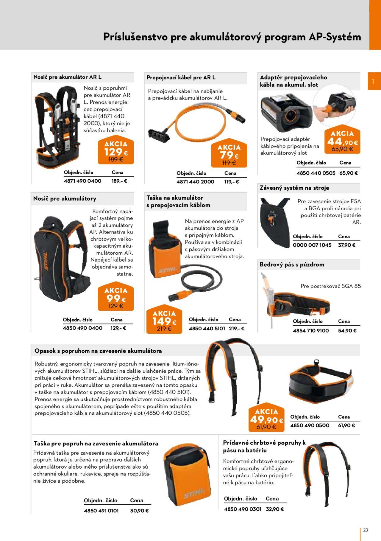 stihl - STIHL katalóg 01.03.2024 - 30.09.2024 - page: 23 stihl - STIHL katalóg 01.03.2024 - 30.09.2024 - page: 23