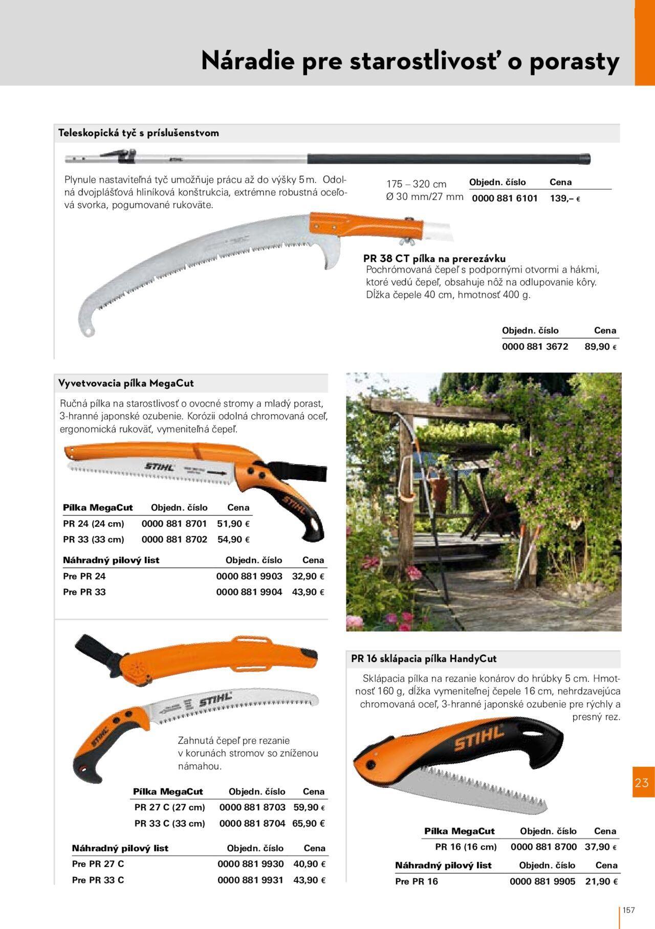 stihl - STIHL katalóg 01.03.2024 - 30.09.2024 - page: 157 stihl - STIHL katalóg 01.03.2024 - 30.09.2024 - page: 157