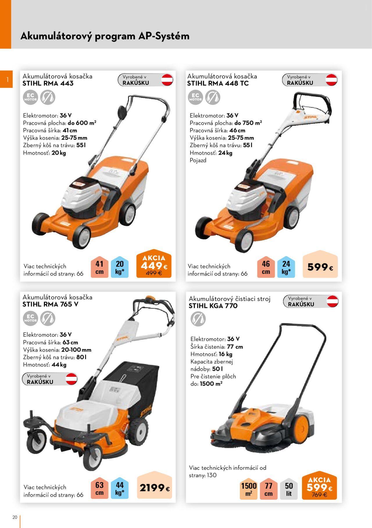 stihl - STIHL katalóg 01.03.2024 - 30.09.2024 - page: 20 stihl - STIHL katalóg 01.03.2024 - 30.09.2024 - page: 20