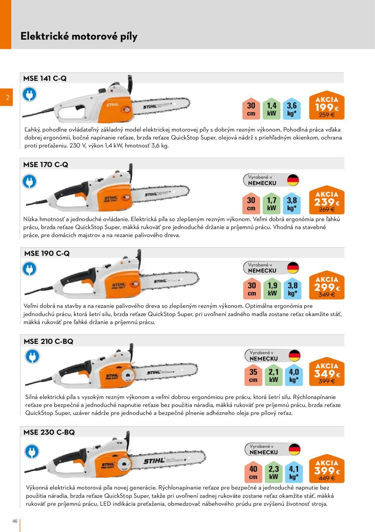 stihl - STIHL katalóg 01.03.2024 - 30.09.2024 - page: 46 stihl - STIHL katalóg 01.03.2024 - 30.09.2024 - page: 46