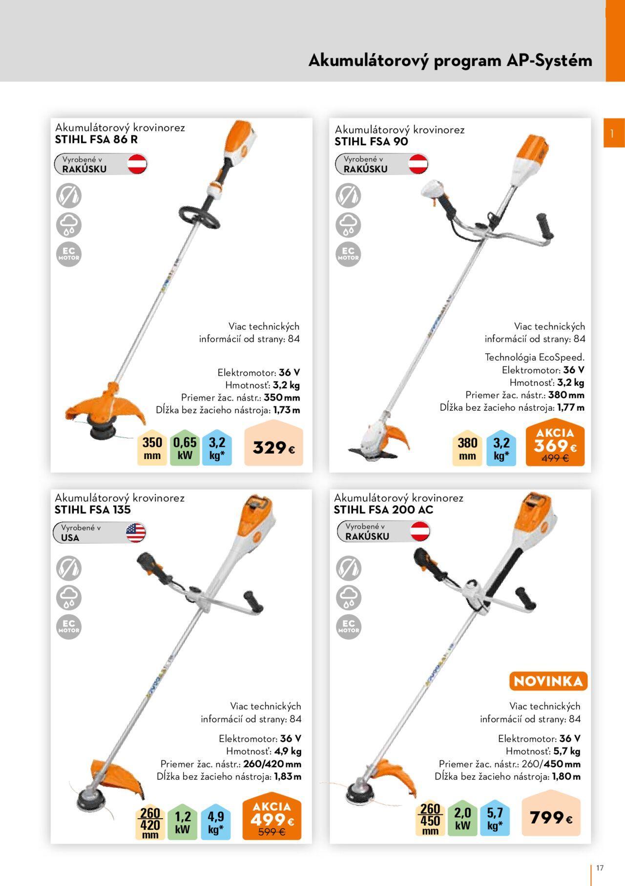 stihl - STIHL katalóg 01.03.2024 - 30.09.2024 - page: 17 stihl - STIHL katalóg 01.03.2024 - 30.09.2024 - page: 17