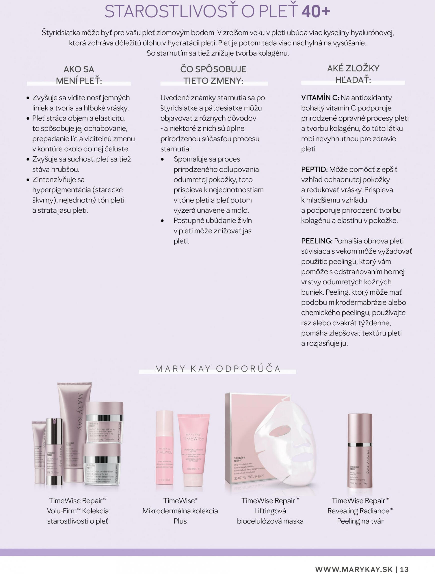 mary-kay - Mary Kay - Sprievodca starostlivosťou o pleť - page: 13 mary-kay - Mary Kay - Sprievodca starostlivosťou o pleť - page: 13