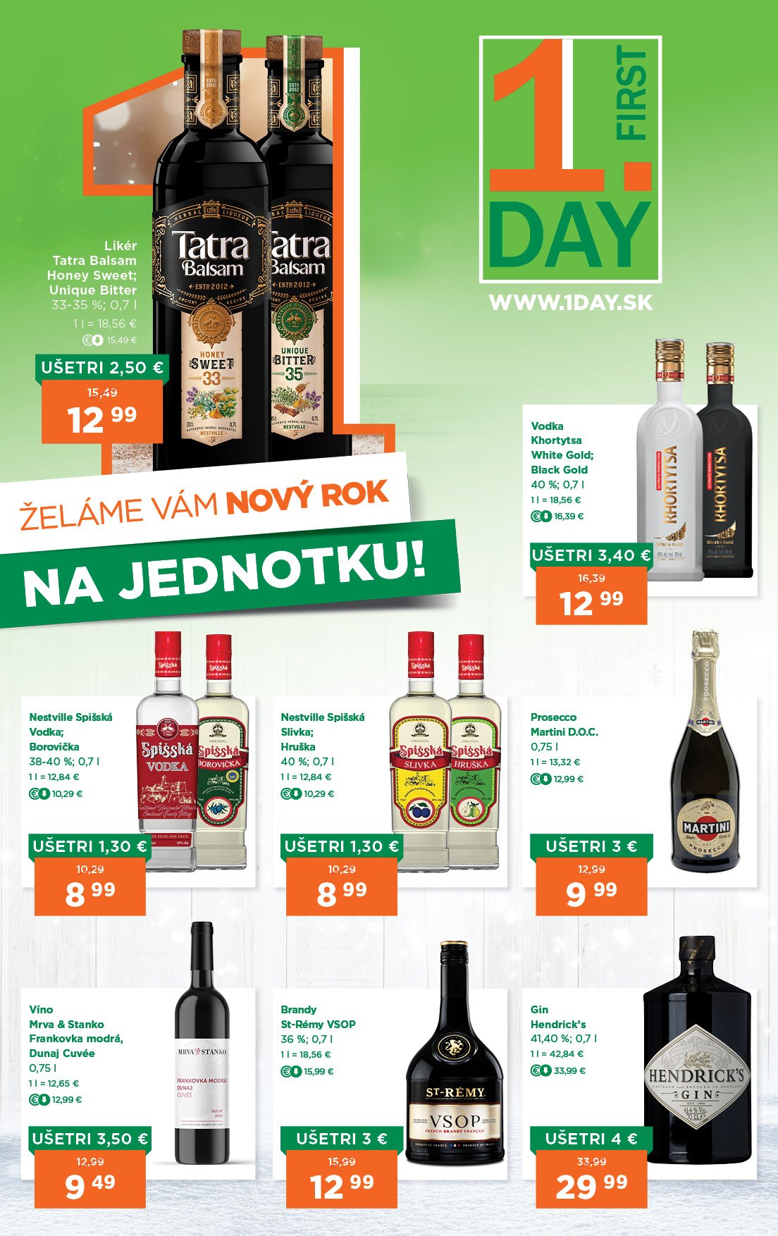 1day - Leták 1.DAY platný od 01.01. do 14.01.