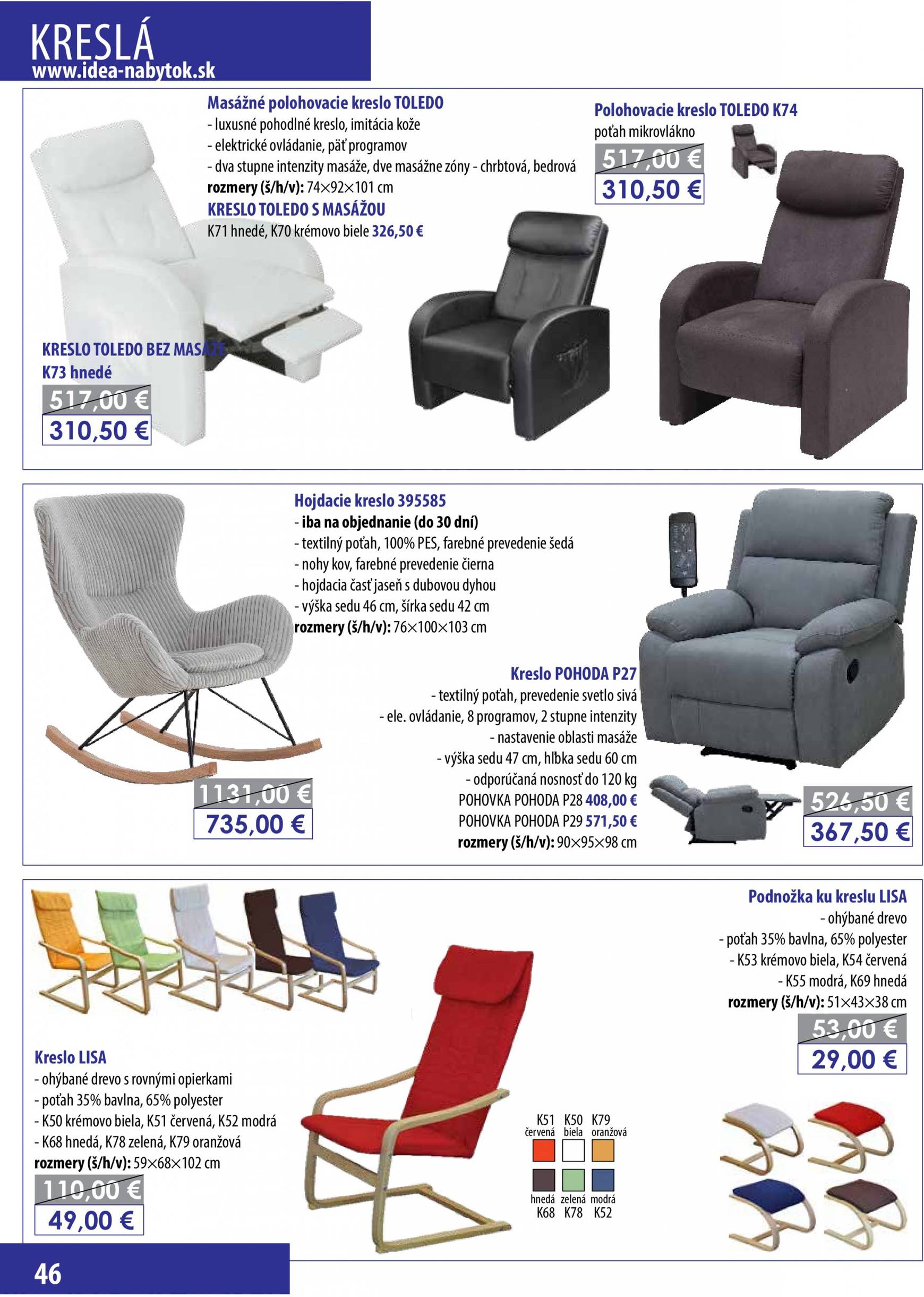 idea-nabytok - IDEA Nábytok - Škandinávsky nábytok leták platný od 01.09. - 31.12. - page: 46 idea-nabytok - IDEA Nábytok - Škandinávsky nábytok leták platný od 01.09. - 31.12. - page: 46