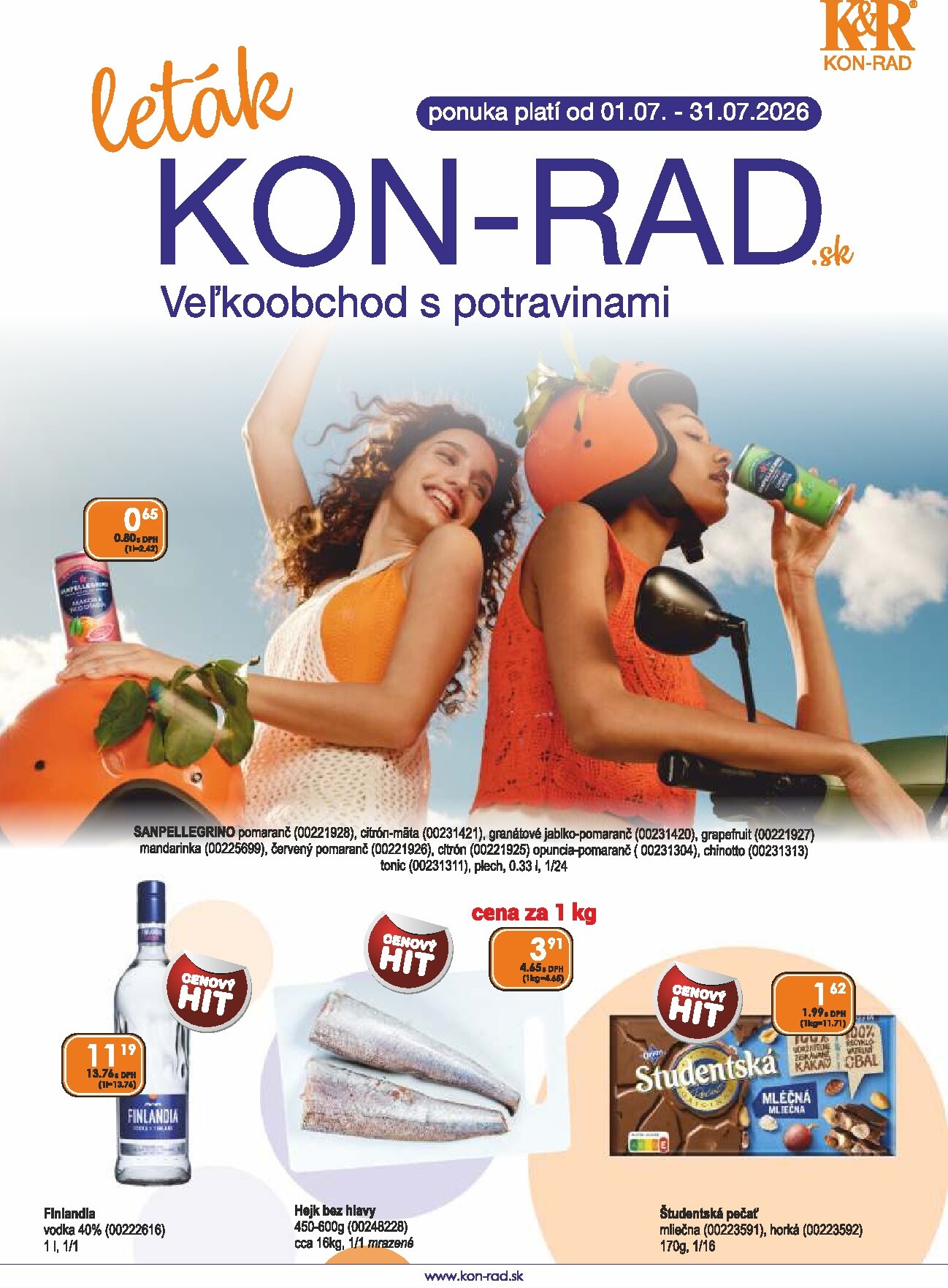 kon-rad - Nový KON - RAD leták od stredy, 01.07.2026 do piatku, 31.07.2026