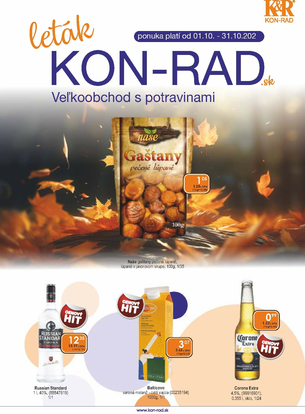 kon-rad - Leták KON - RAD platný od 01.10. do 31.10.
