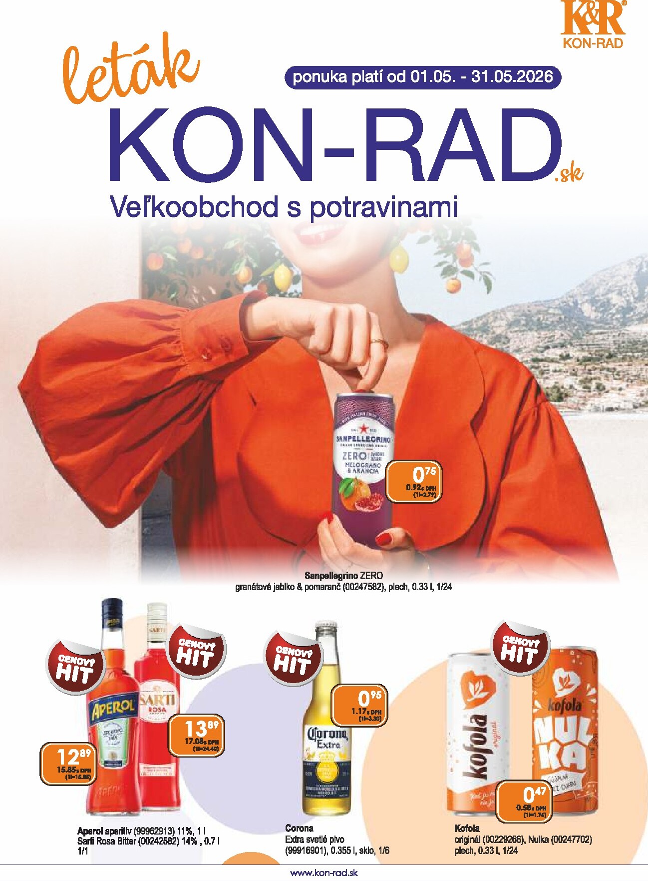 kon-rad - Nový leták KON - RAD od piatku, 01.05.2026 do nedele, 31.05.2026 - page: 1