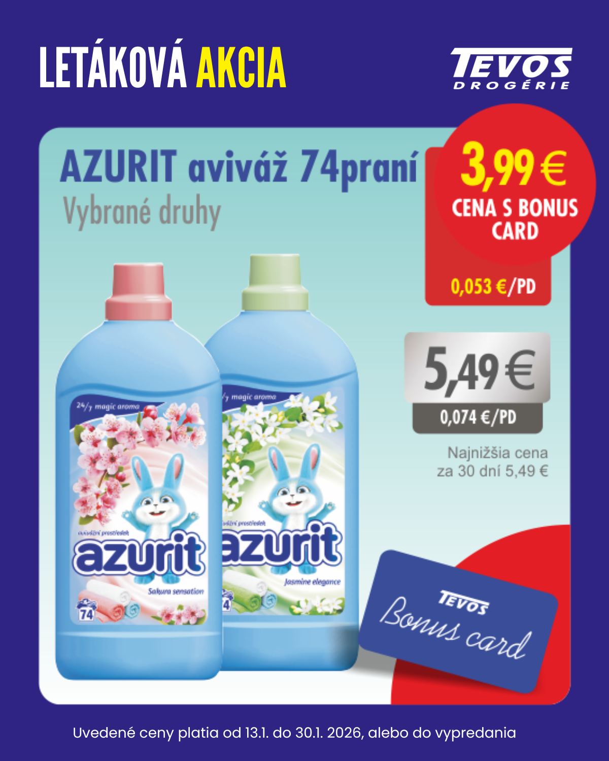 tevos-drogerie - Leták TEVOS drogérie - Bonus card platný od 13.01. do 30.01. - page: 2