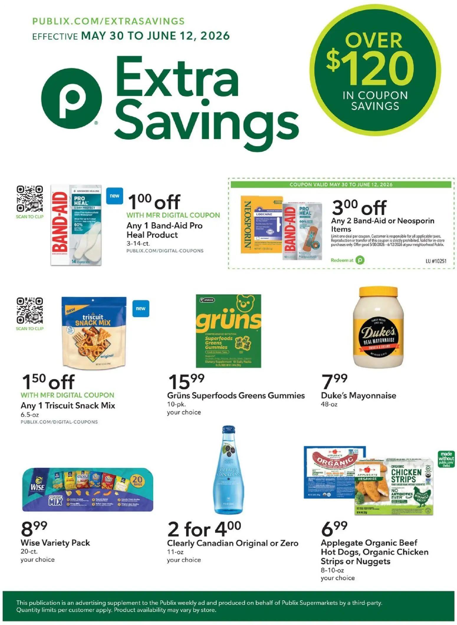 publix - Publix Extra Savings - 05/30 - 06/12 2026