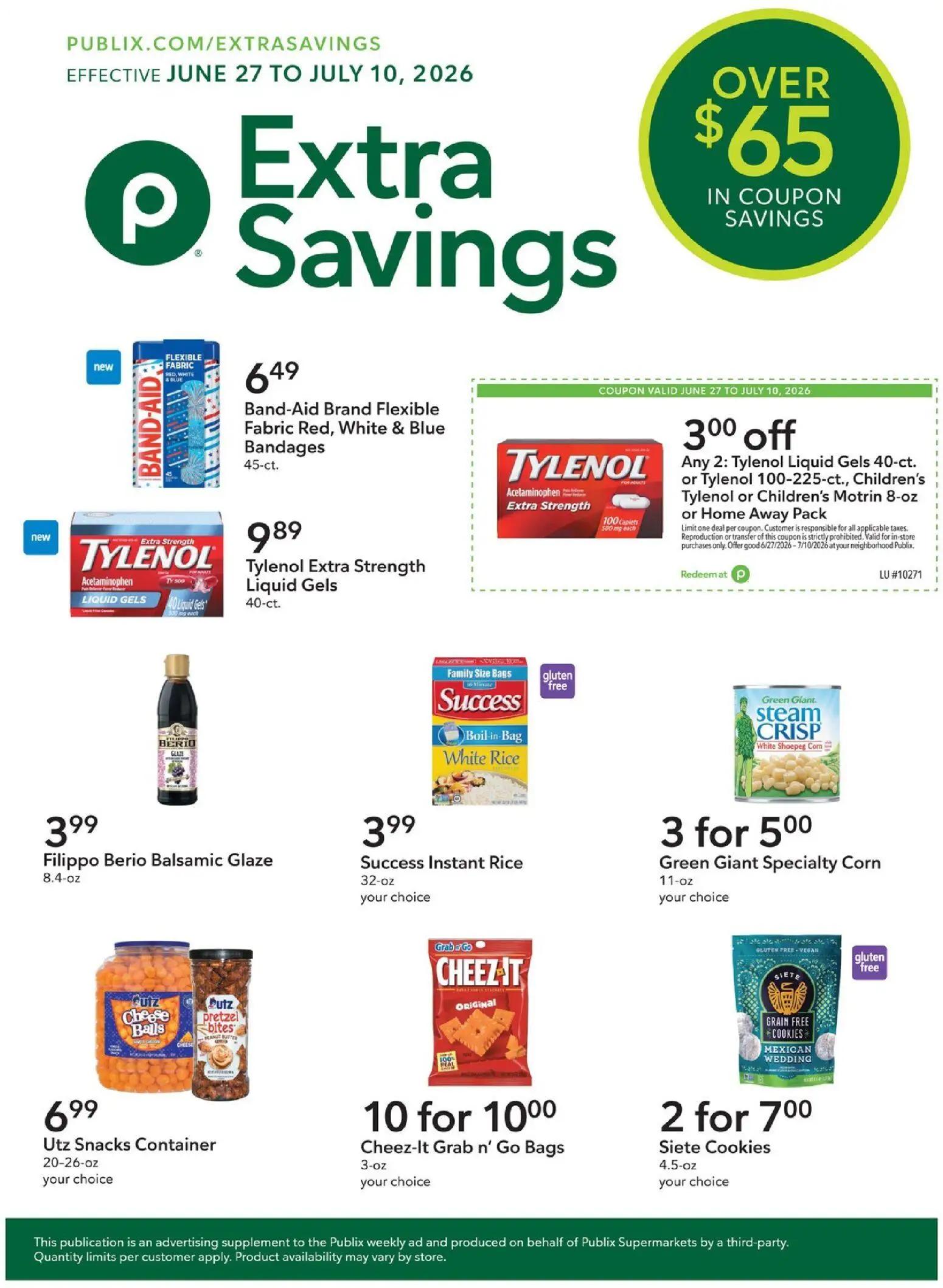 publix - Publix Publix Extra Savings - 06/27 - 07/10 2026