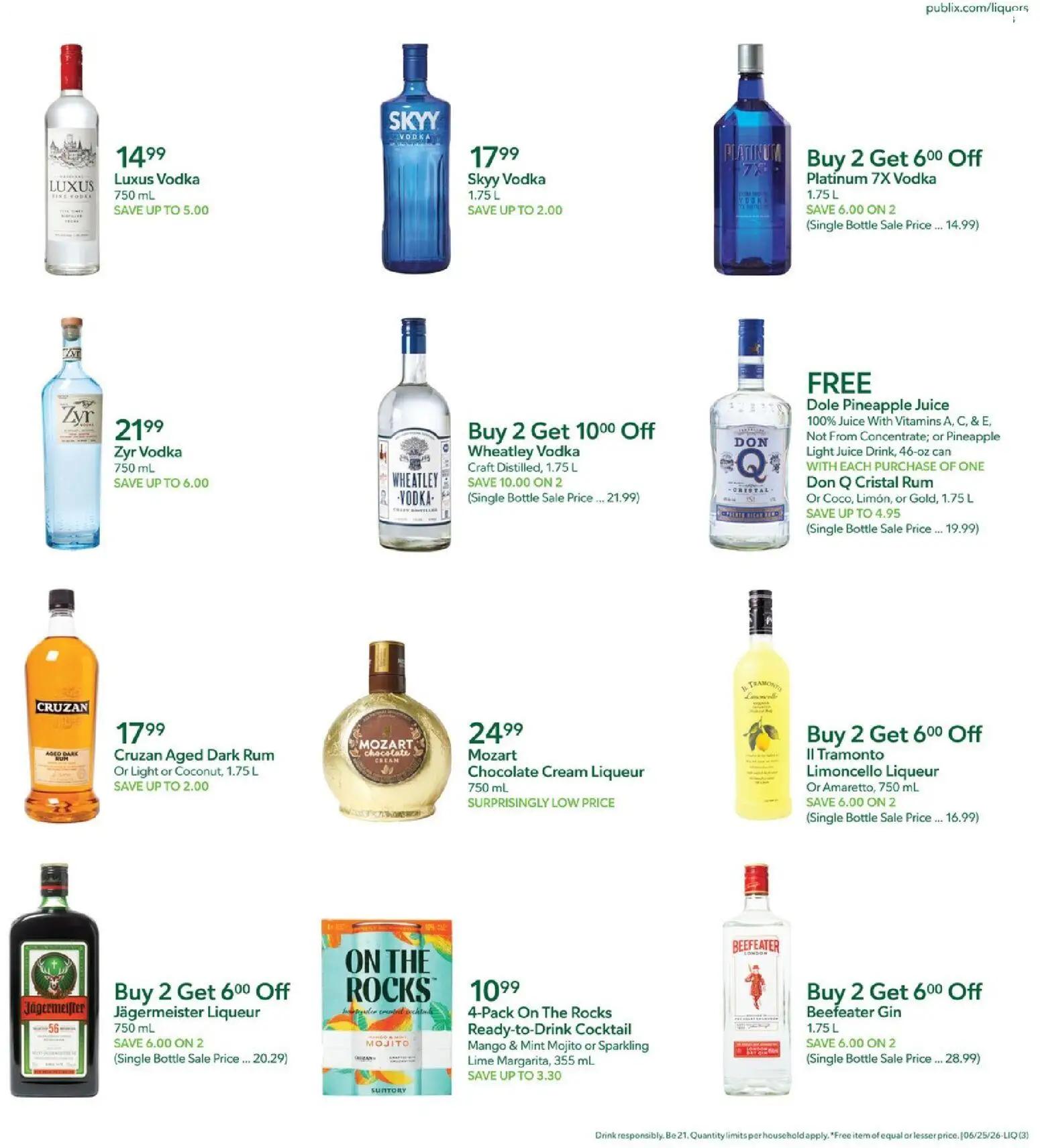 publix - Publix Liquor Ad - 06/25 - 07/01 2026 - page: 3